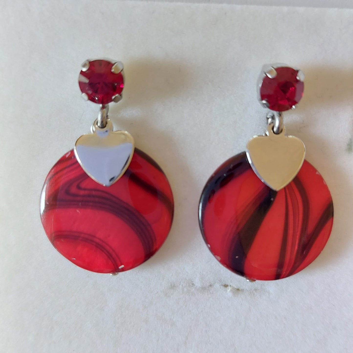 3846 Vintage Earring mit Swarovski Crystals
