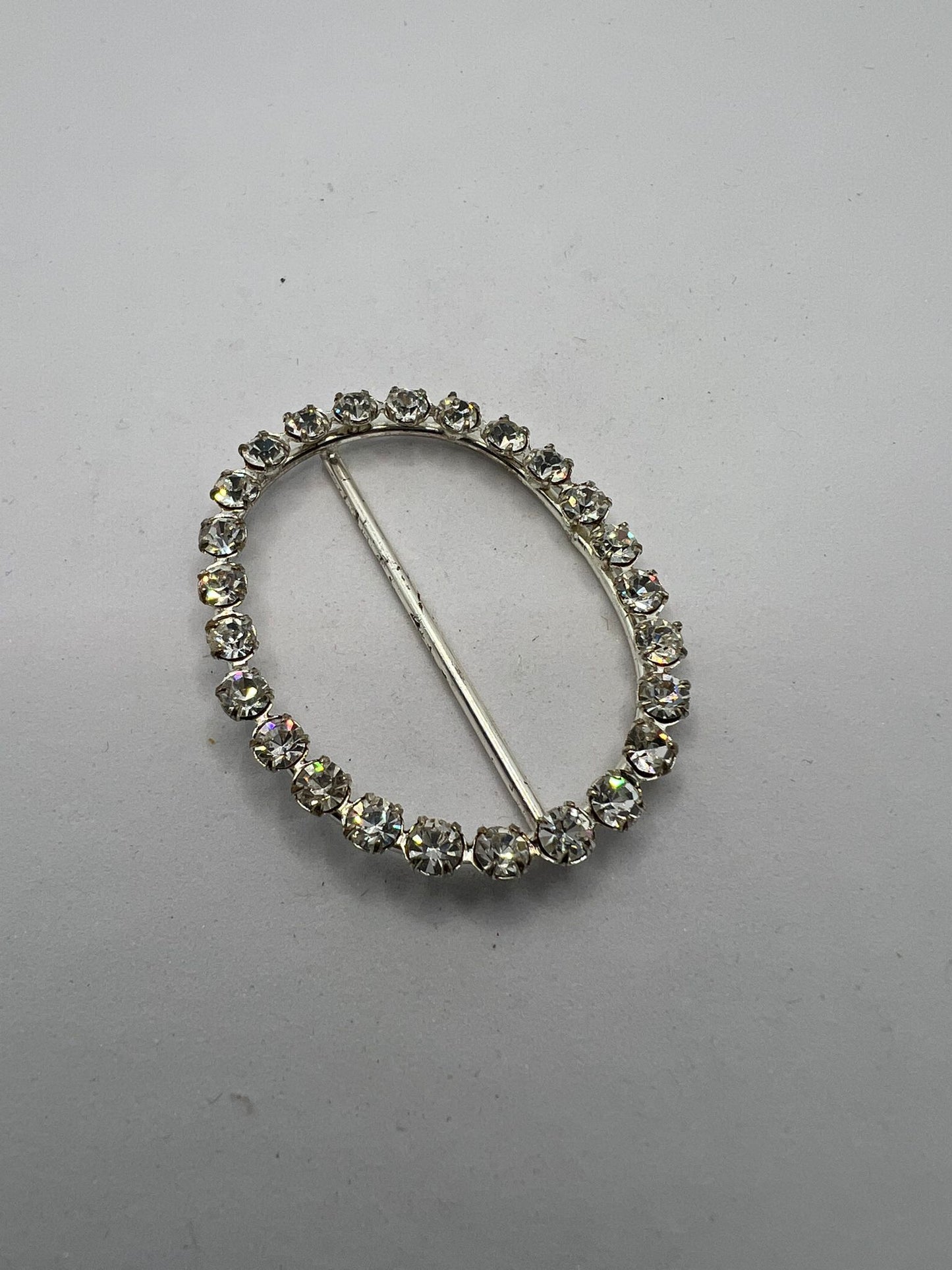 2480 Vintage Swarovski Kristallen Schalhalter 52mm