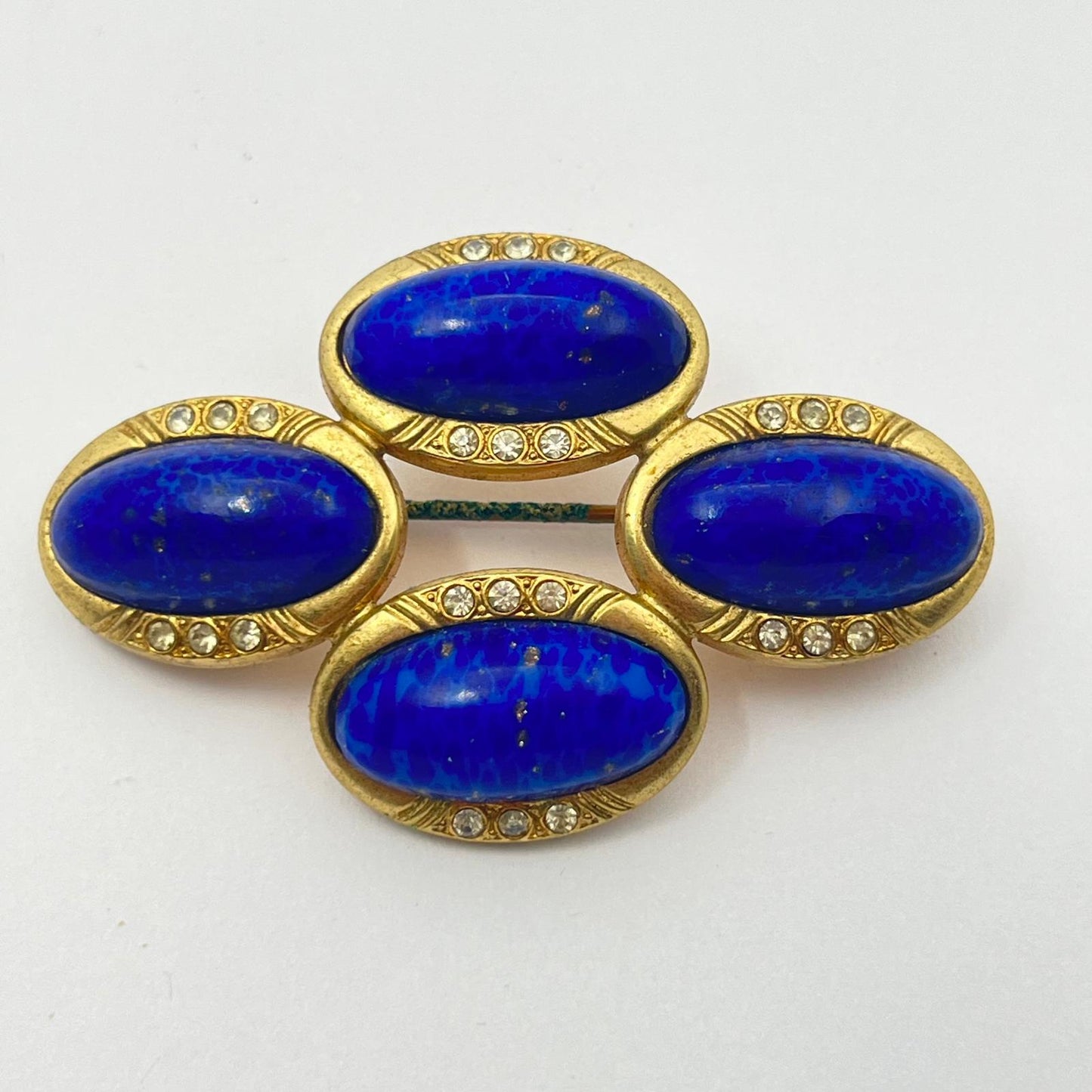 8843 Vintage Swarovski Kristallen Brosche 50mm
