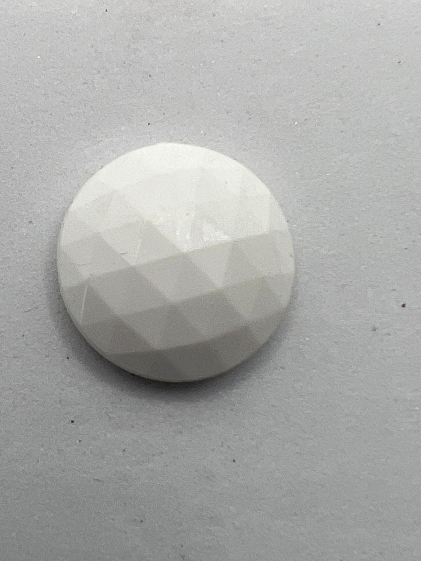 1116 Vintage Kunststoff Round Cabochon 18mm