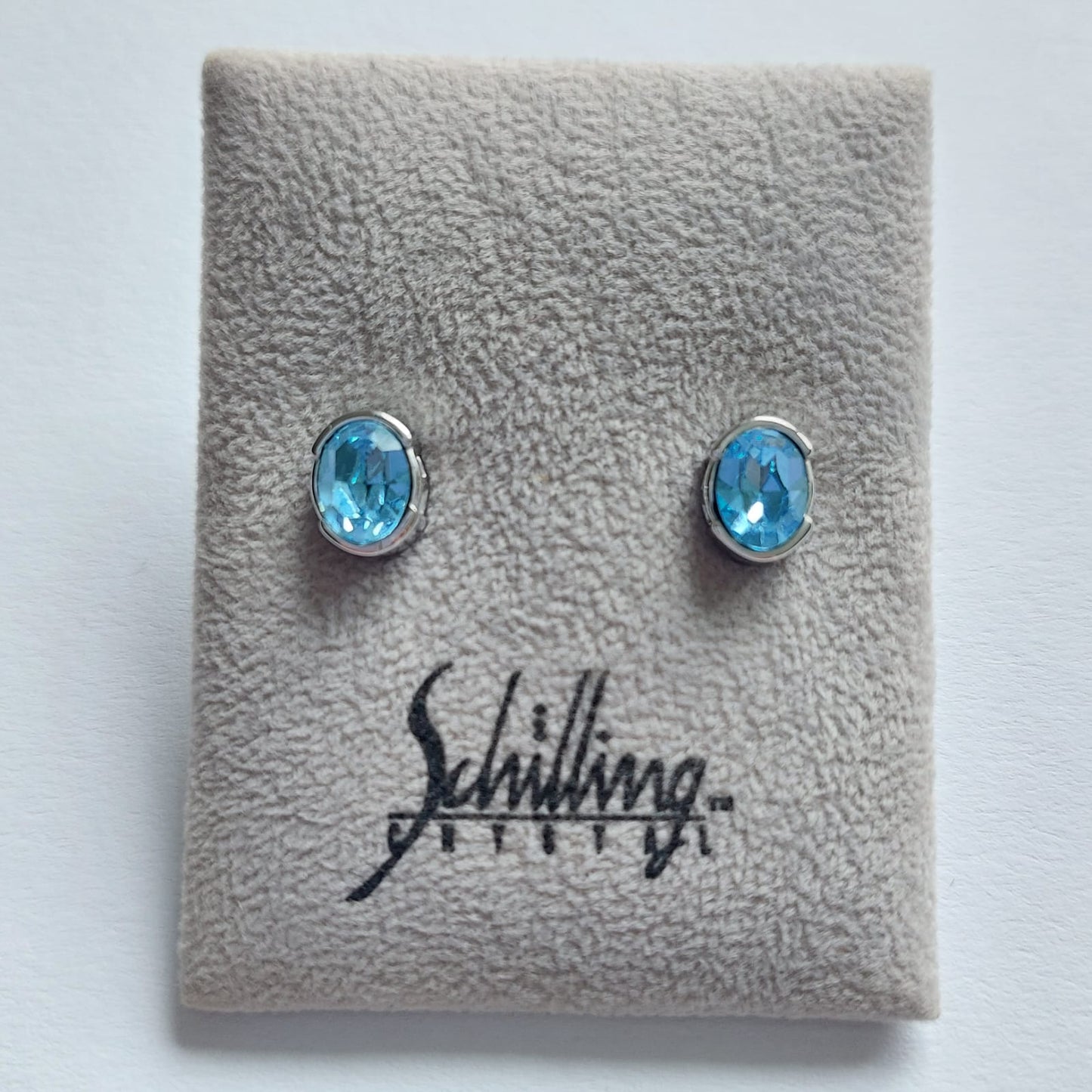 Original Vintage Schilling Ohrringe 8mm