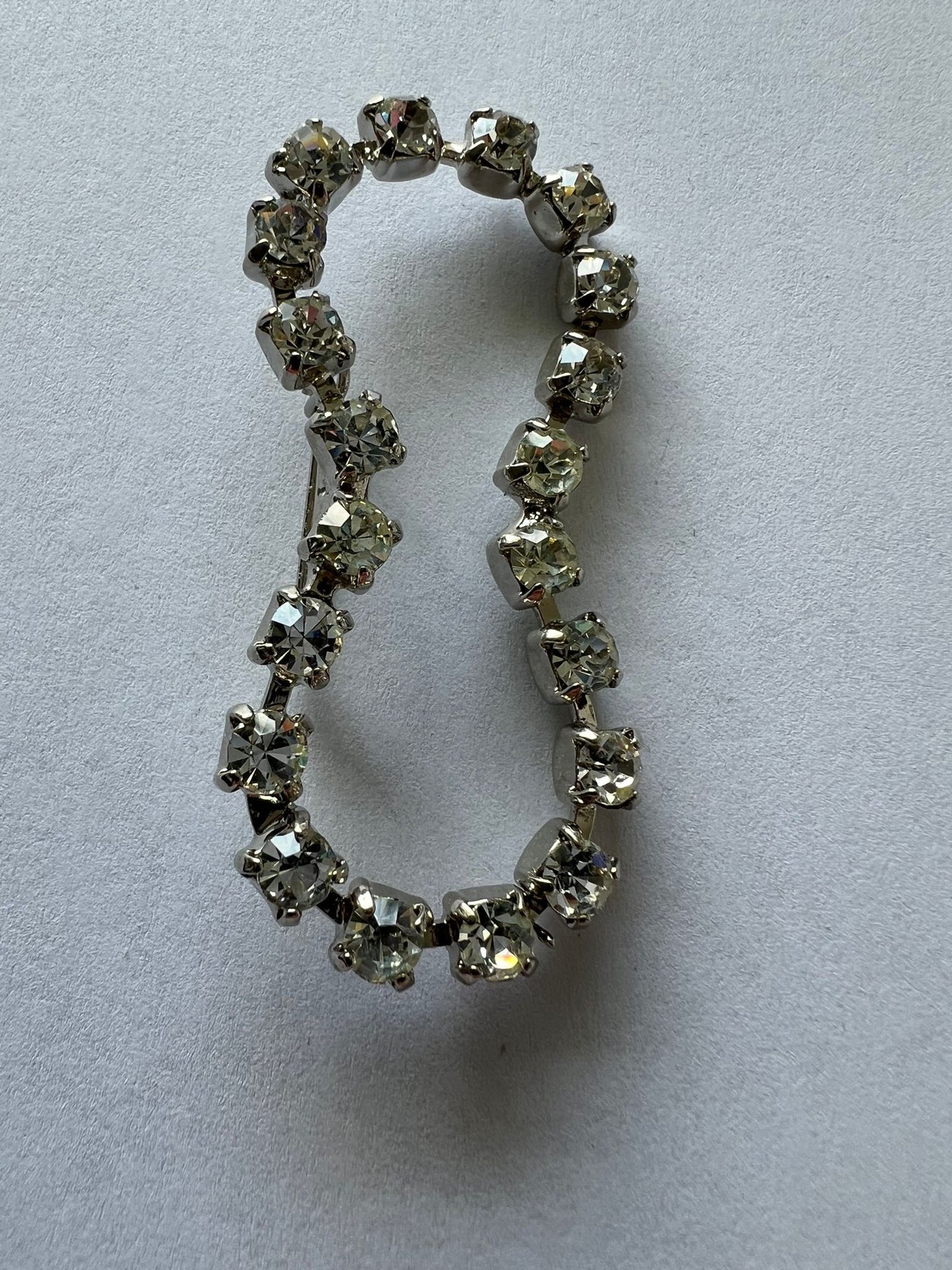 8554 Vintage Swarovski Kristallen Brosche 52mm