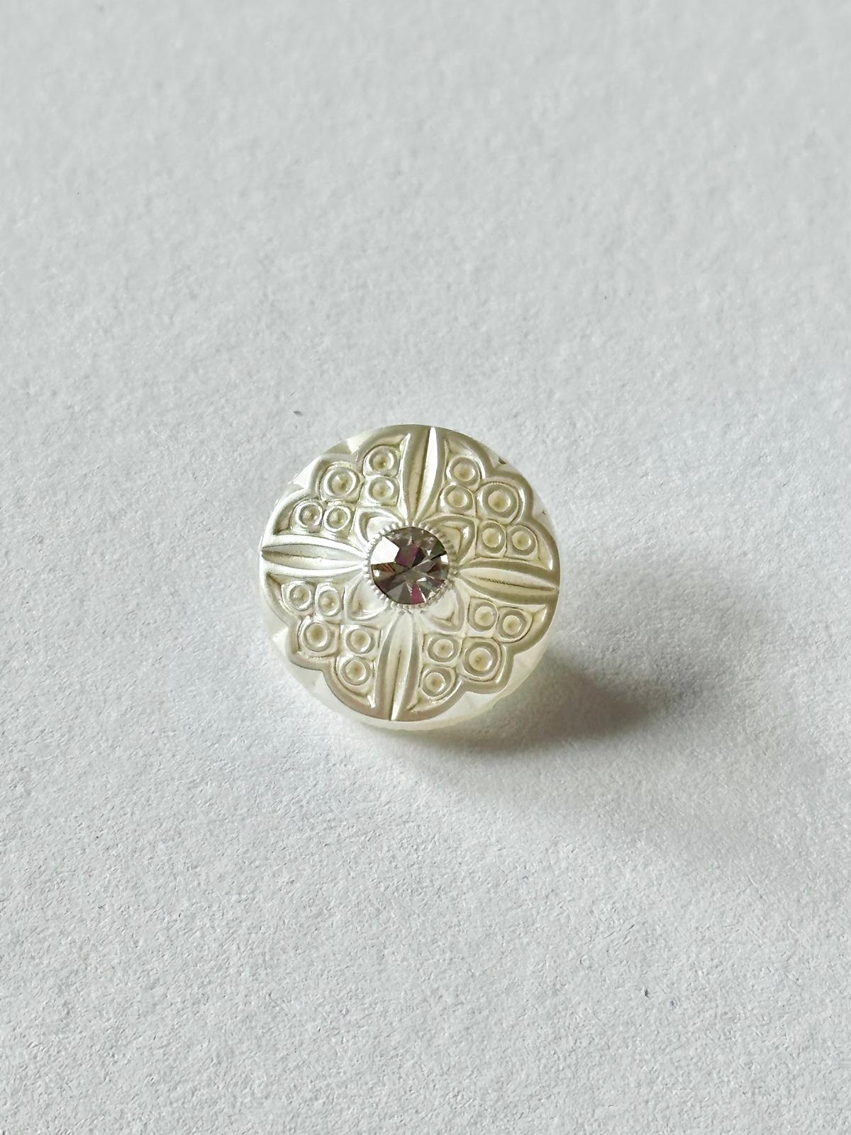 4486 Vintage Swarovski Kristallen Kunststoff Knöpfe 18mm