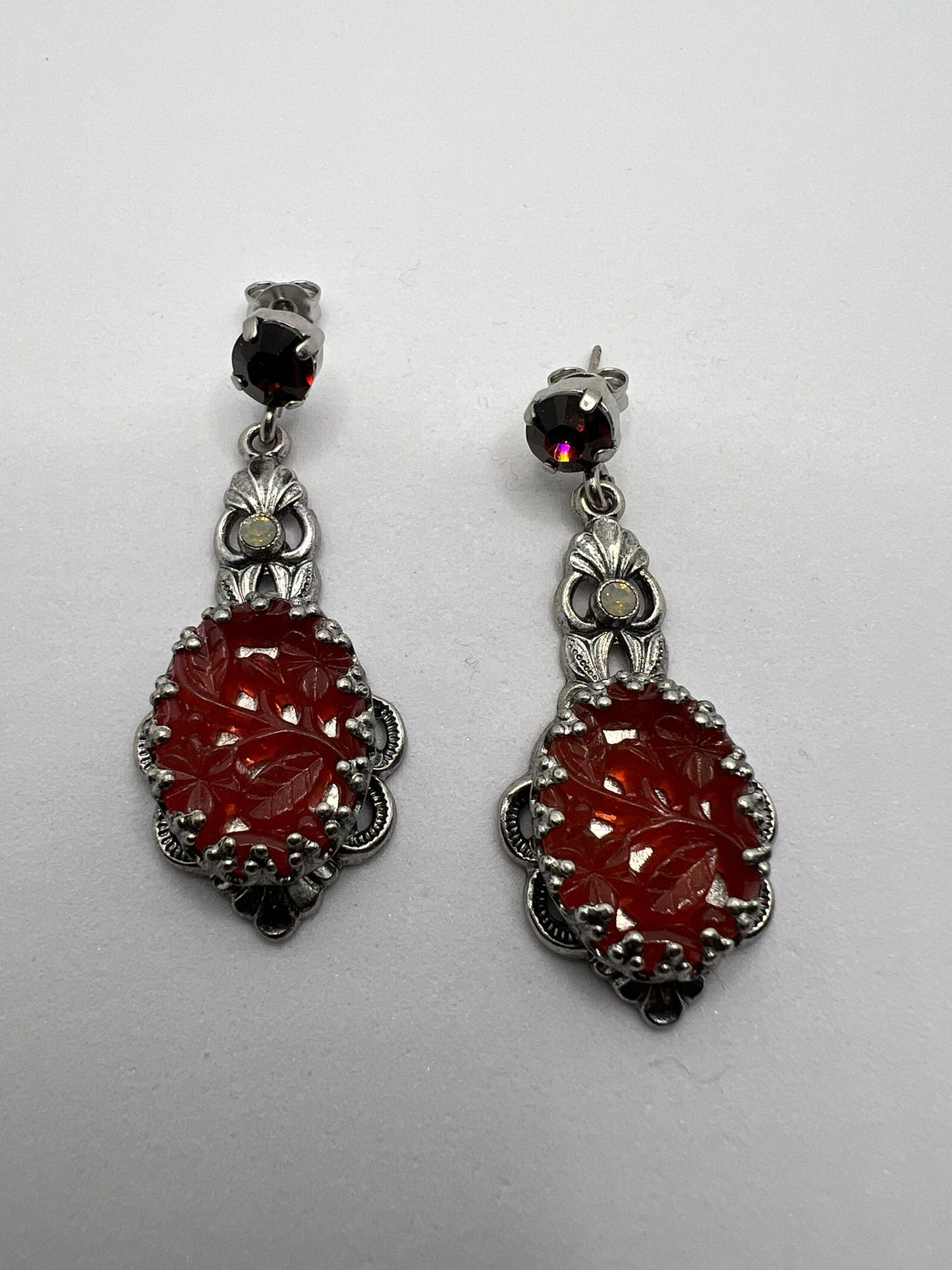 30440 Vintage Swarovski Kristallen Ohrhänger 40mm