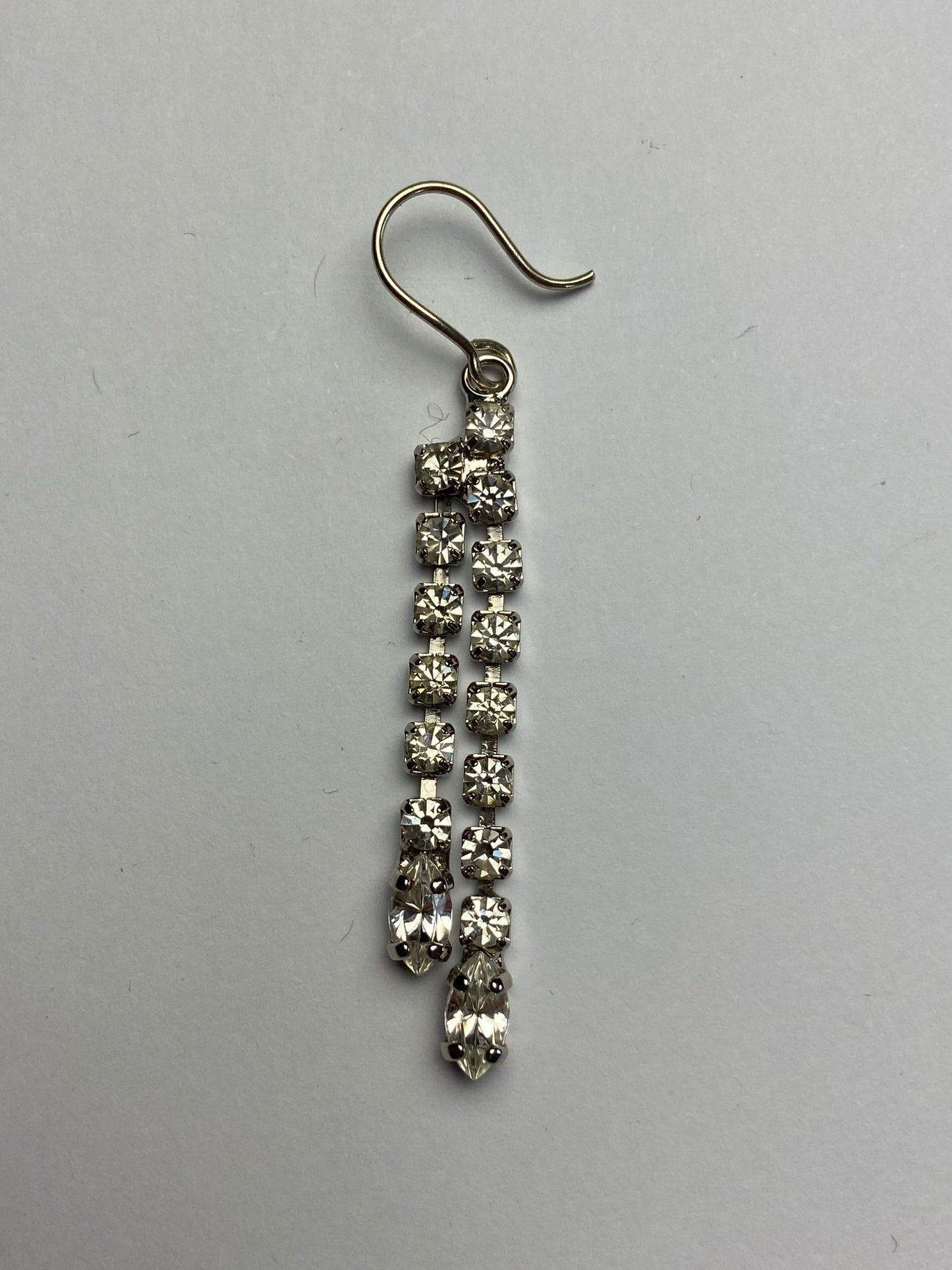30472 Vintage Swarovski Kristallen Ohrhanger 56mm