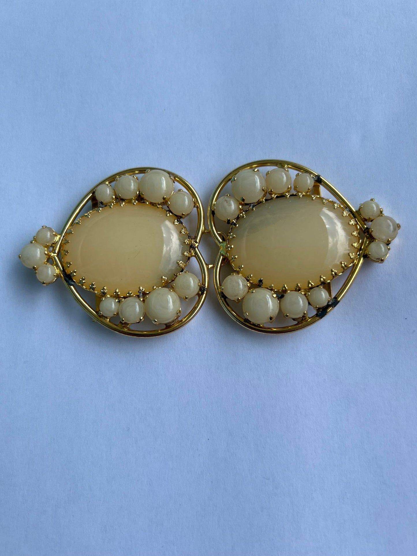 2323 Vintage Swarovski Kristallen Gürtelschnalle 120mm
