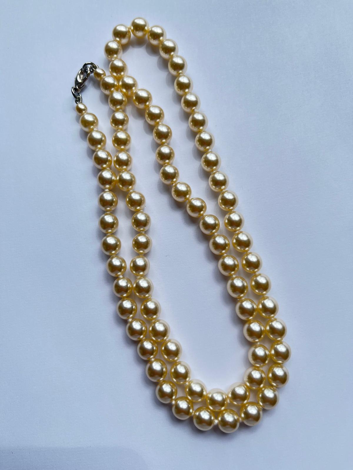 6221 Vintage Swarovski Kristallen Perlenkette 68cm
