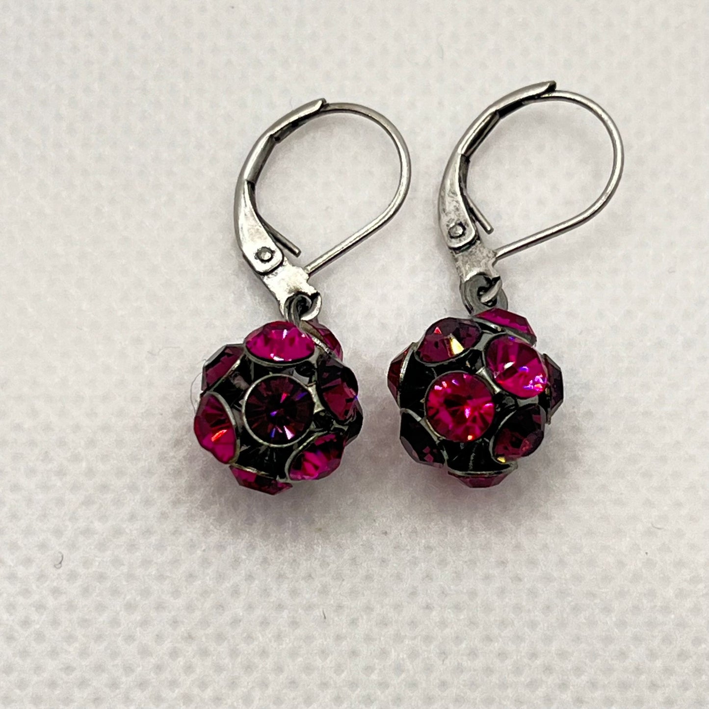 30480 Vintage Swarovski Kristallen Ohrhanger 10mm