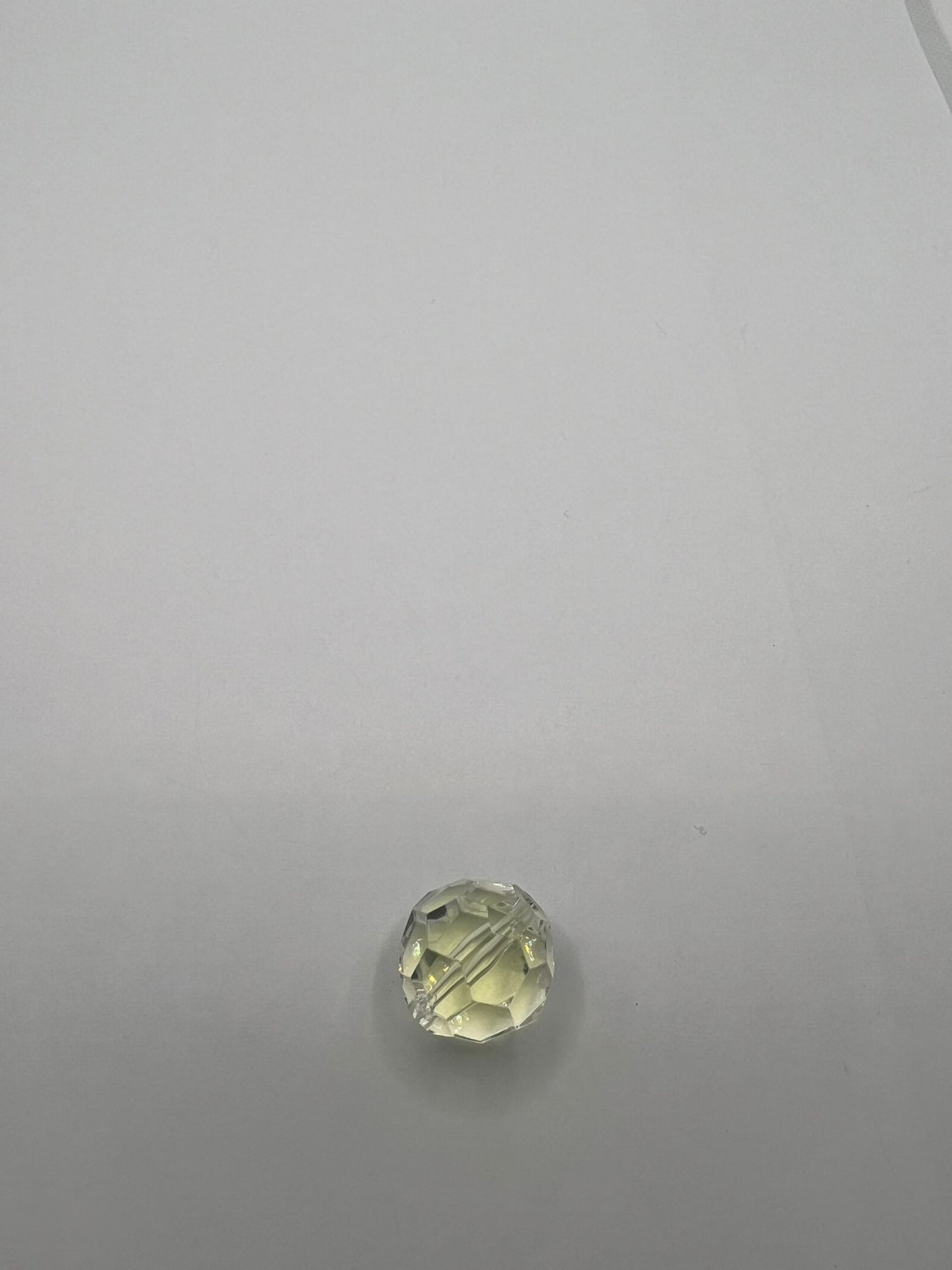 5971 Vintage Kunststoff Perle 19mm