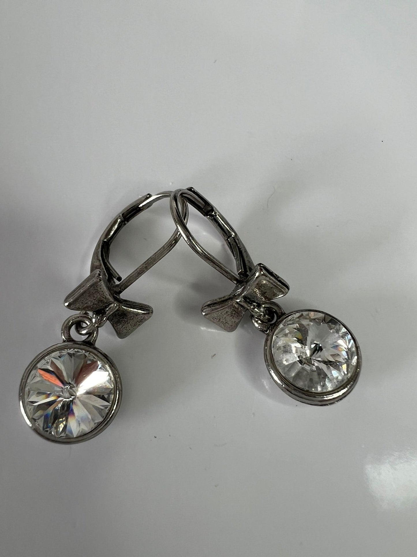30395 Vintage Swarovski Kristallen Ohrhänger 18mm