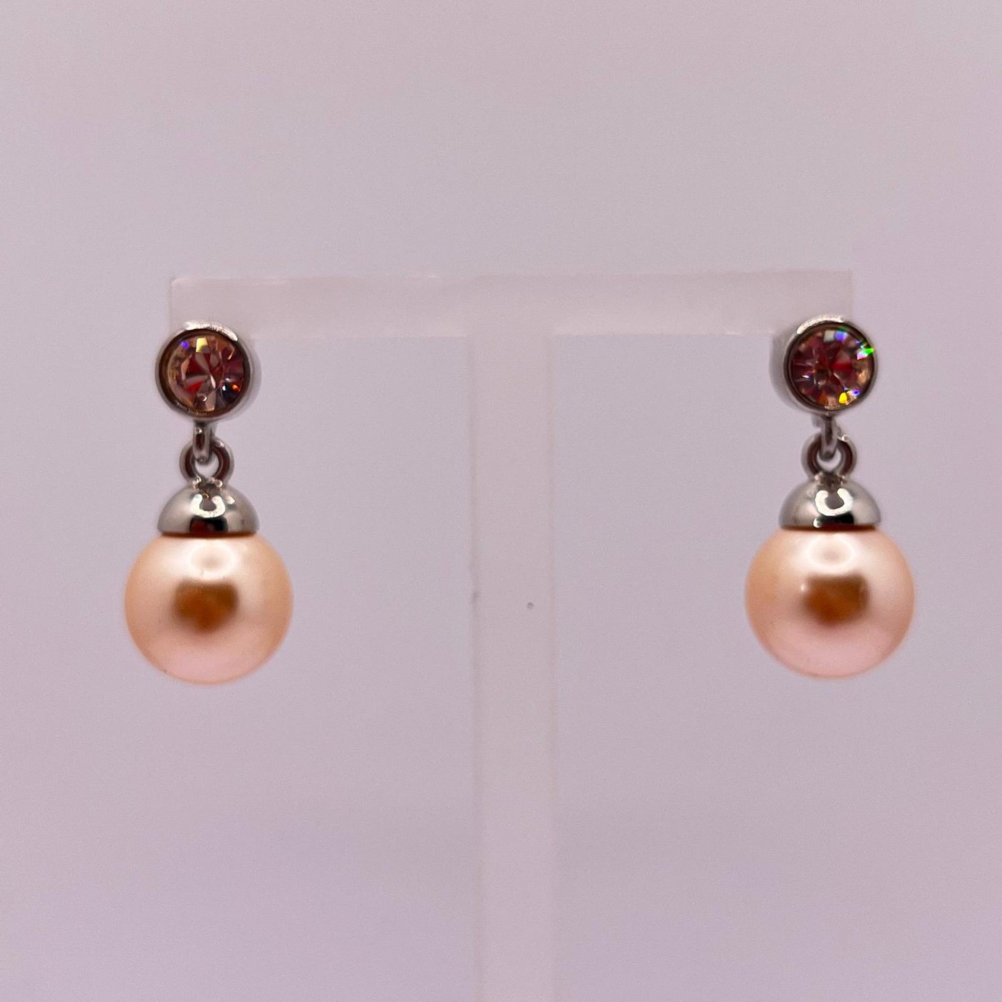 30776 Vintage Swarovski Kristallen Ohrhänger 11mm