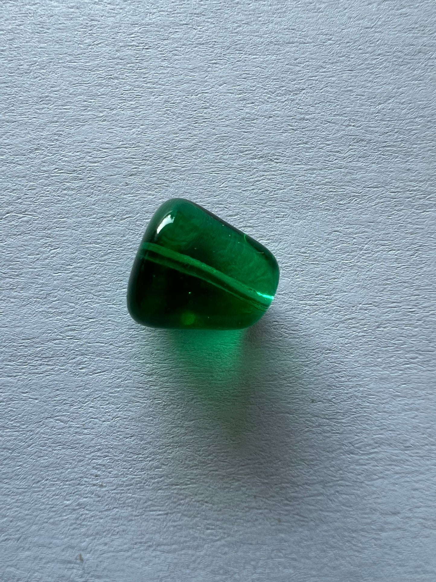 5695 Vintage Perlen Klar Grün 9mm