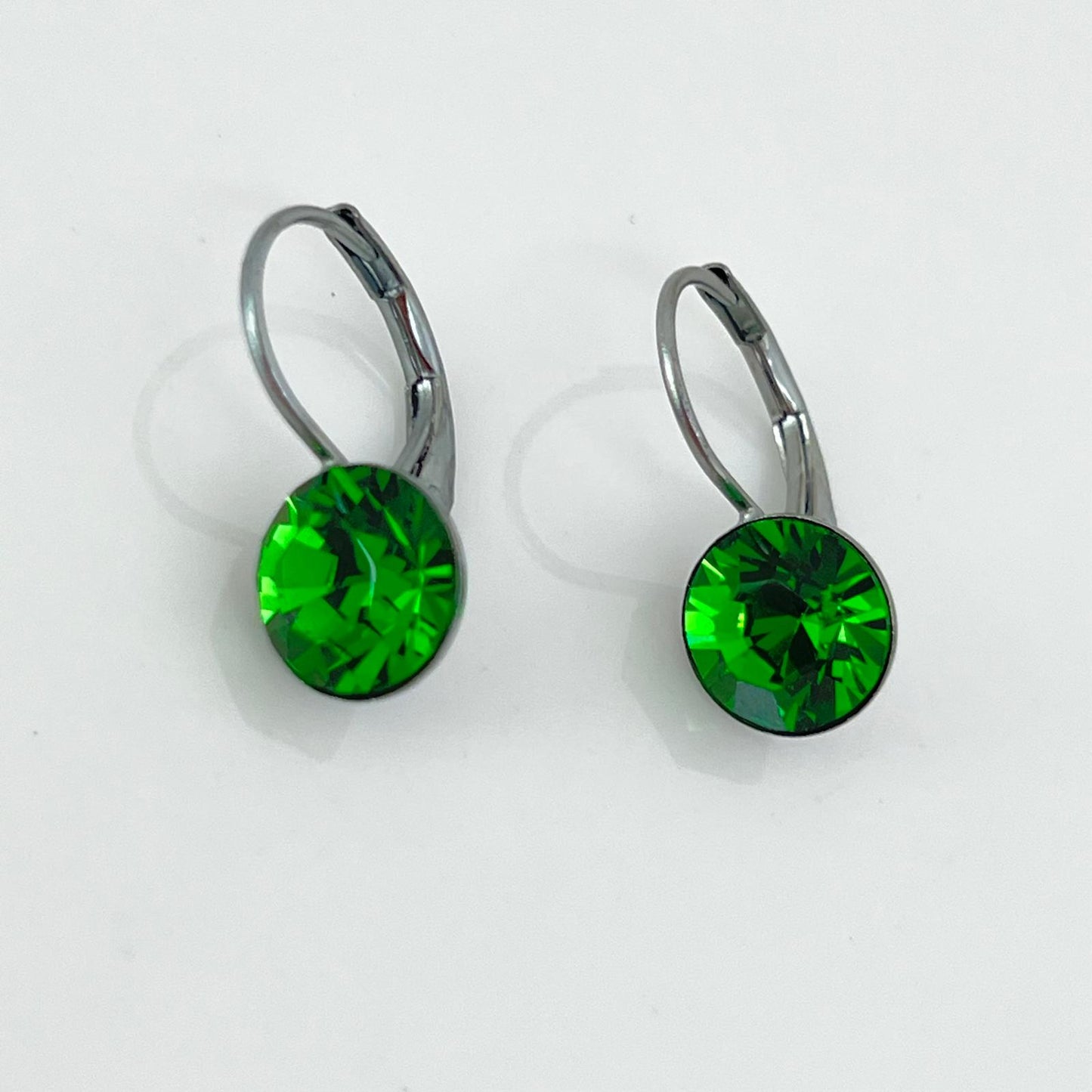 30325 Vintage Swarovski Kristallen Ohrringe 8mm