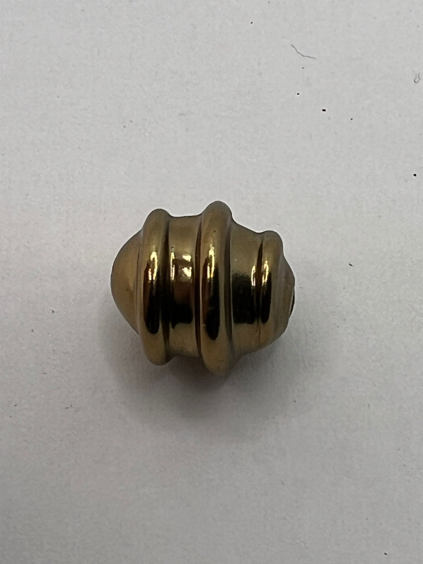59481 Vintage Plated Perle 15mm