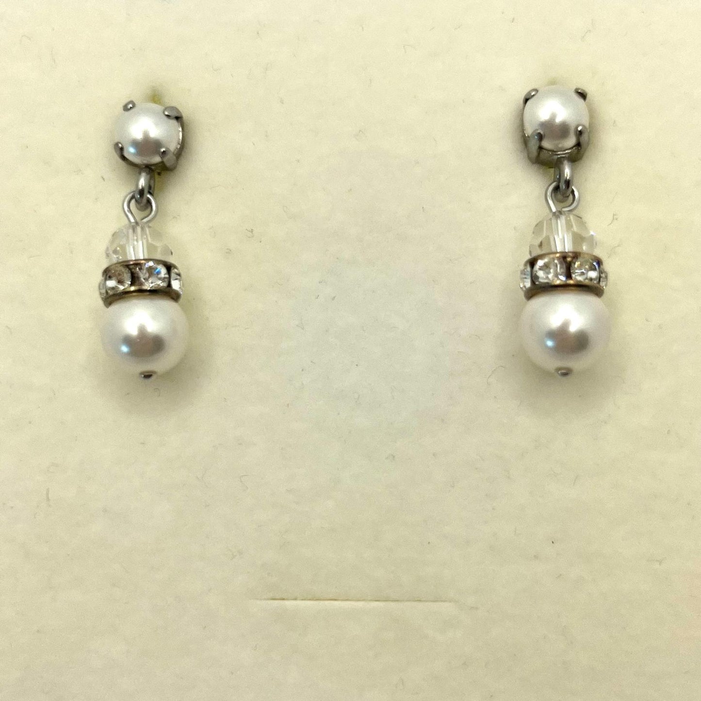 30629 Vintage Swarovski Kristallen Ohrhanger 27mm