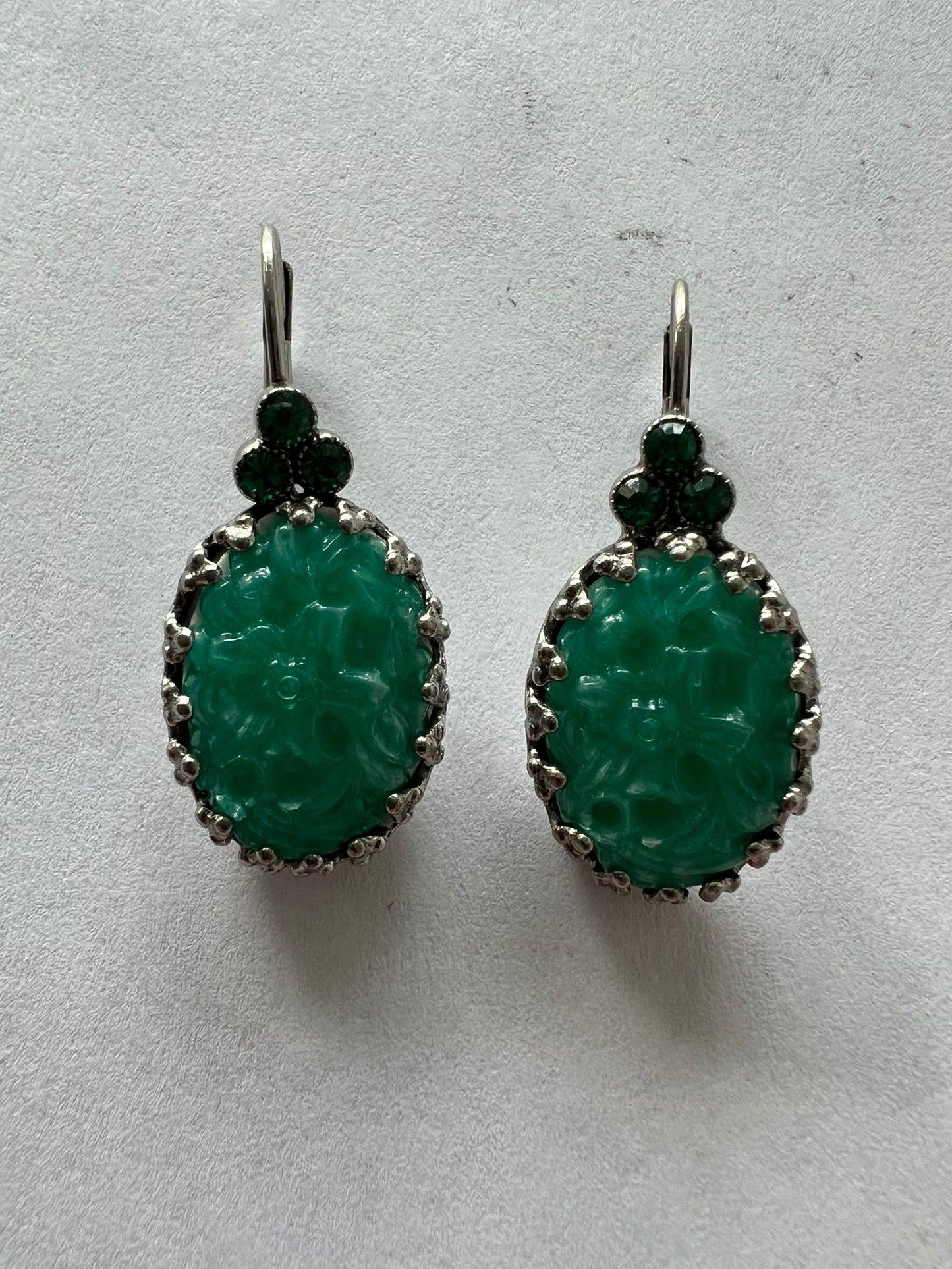 3130 Vintage Swarovski Kristallen Ohrhanger 24mm