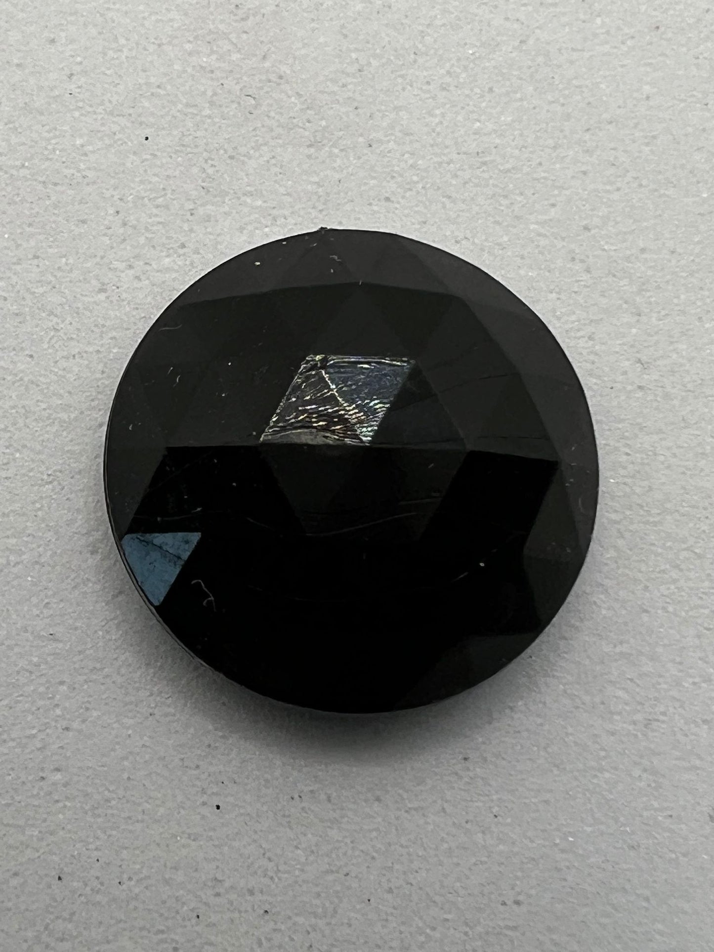 1117 Vintage Kunststoff Round Cabochon 18mm