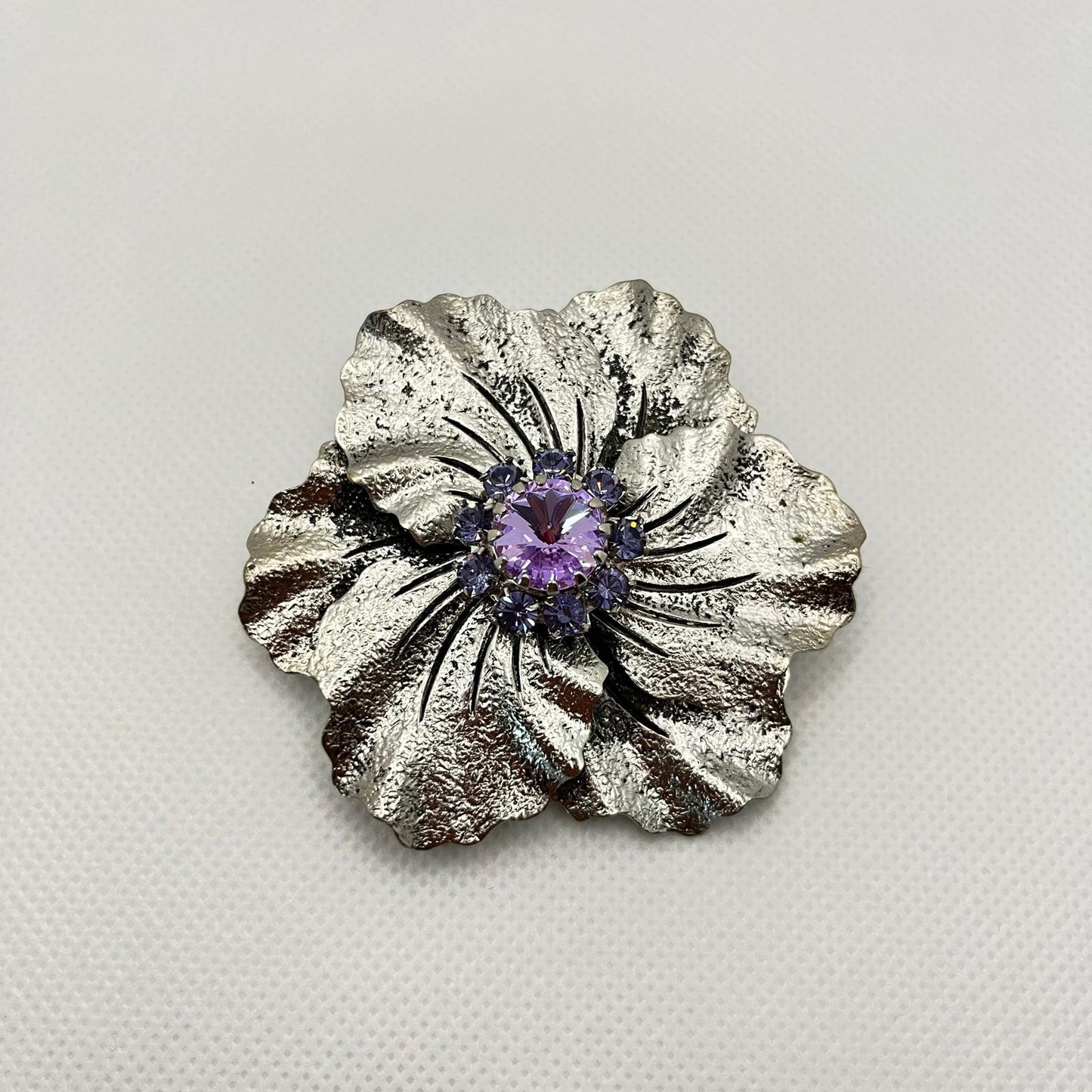 8787 Vintage Swarovski Kristallen Brosche 60mm