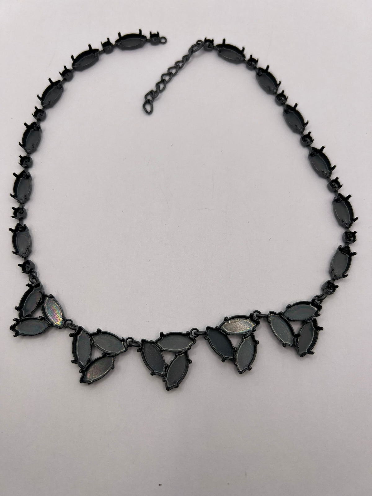 6480 Vintage leerer Kette zum Befüllen mit Swarovski Kristallen 39cm