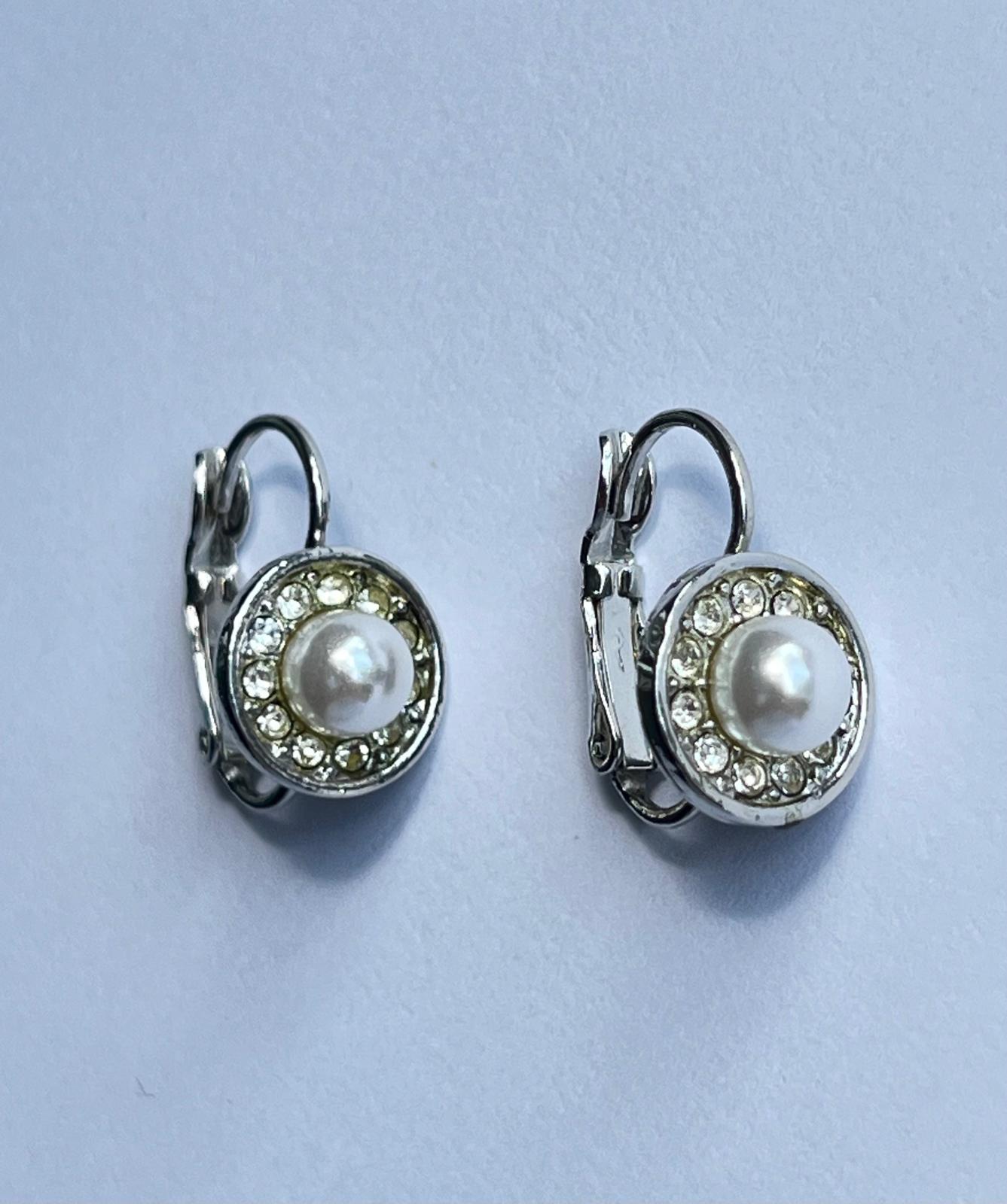 3091 Vintage Swarovski Kristallen Ohrhänger 10mm