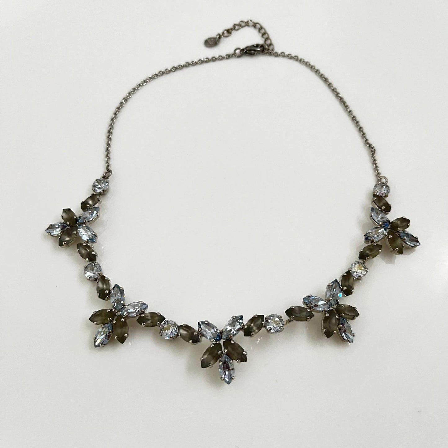 6234 Vintage Swarovski Kristallen Halsketten 36cm