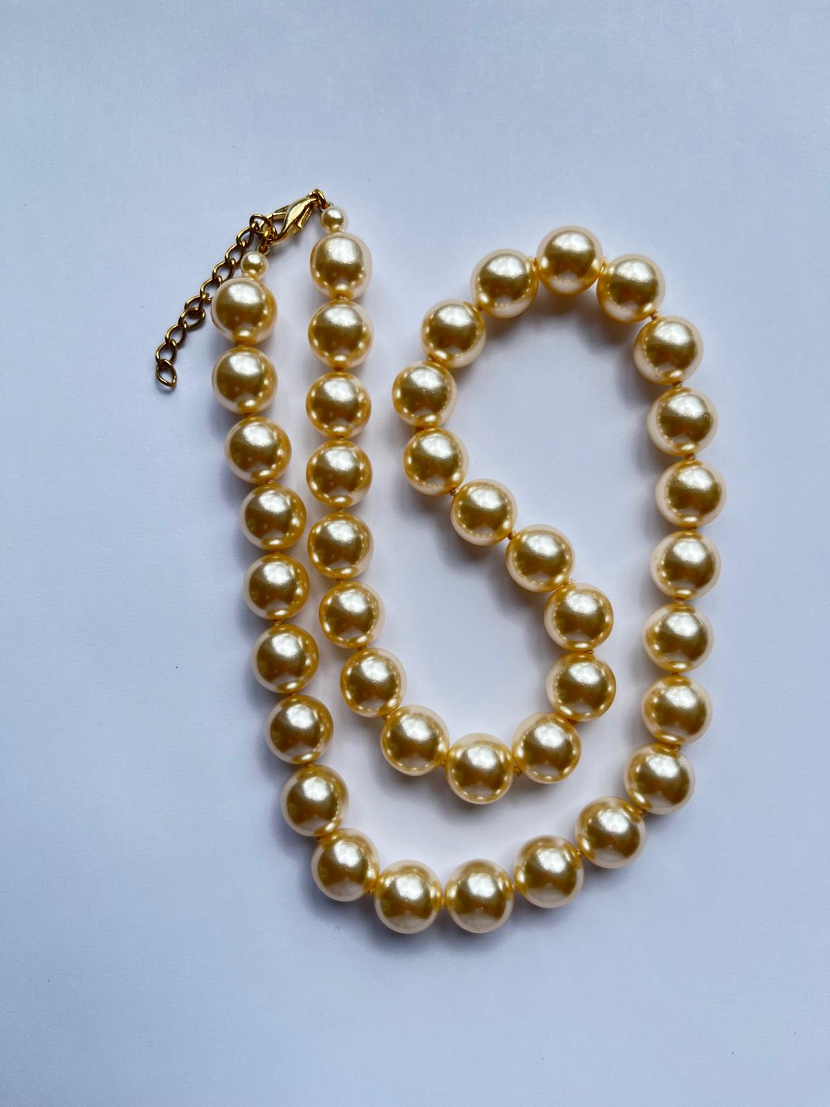 6223 Vintage Swarovski Kristallen Perlenkette 63cm