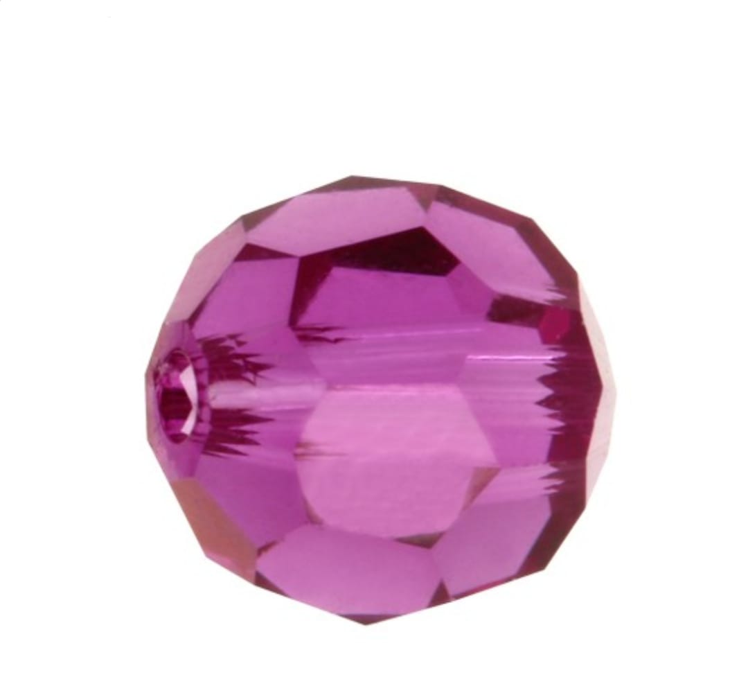 Swarovski® Beads Facet Fuchsia 8mm