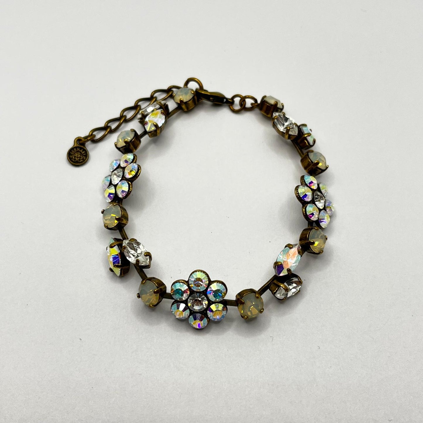 7029 Vintage Swarovski Kristallen Armband 19cm