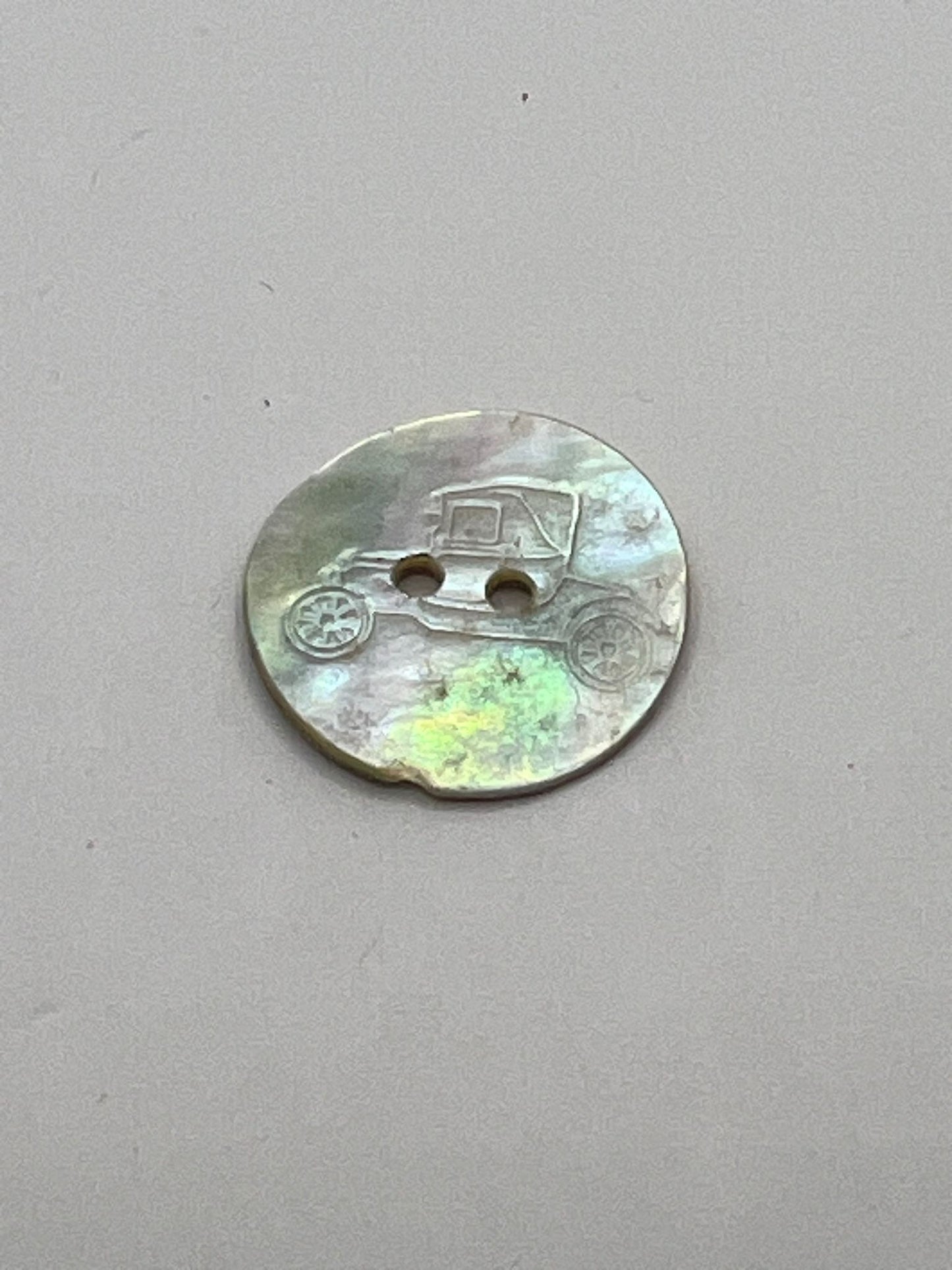 4794 Vintage Perlmutt Knopf 19mm