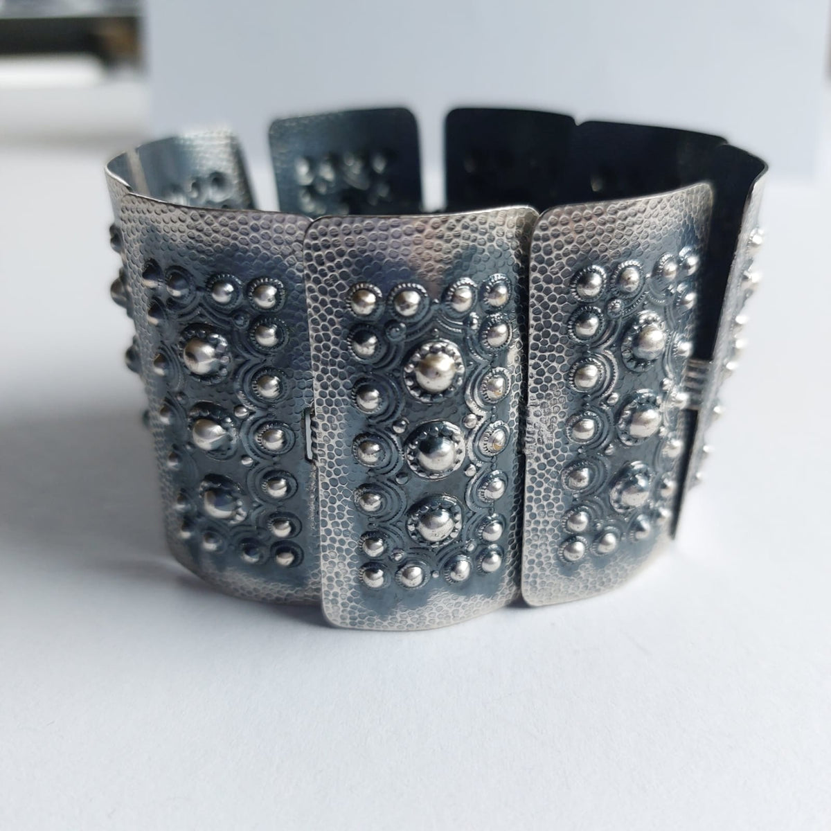 7980 Vintage Concho-Armband 19×4.5cm