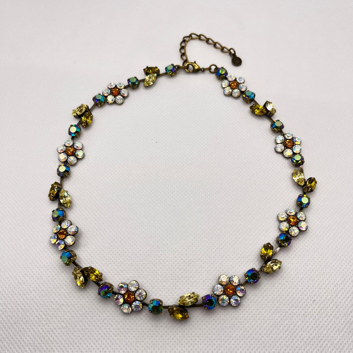 6259 Vintage Swarovski Kristallen Halsketten 39cm