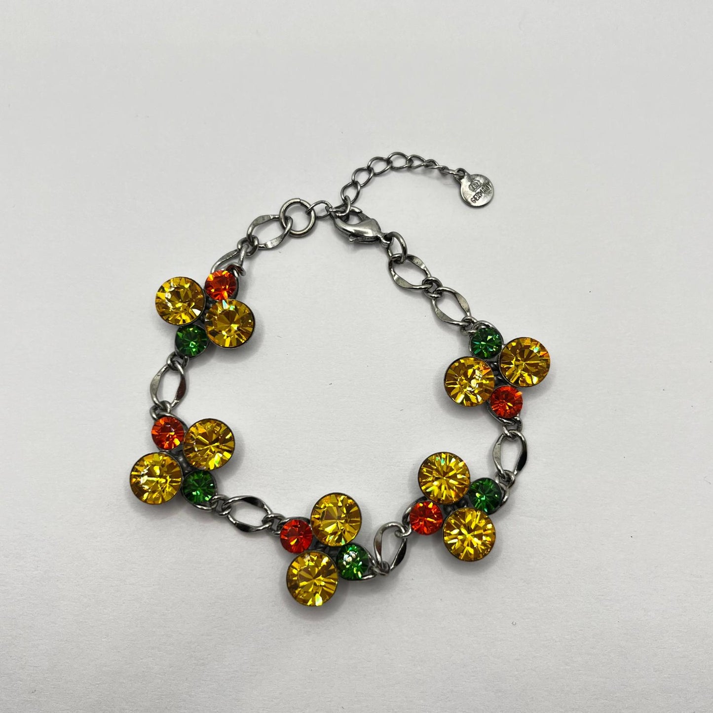 7028 Vintage Swarovski Kristallen Armband 20cm