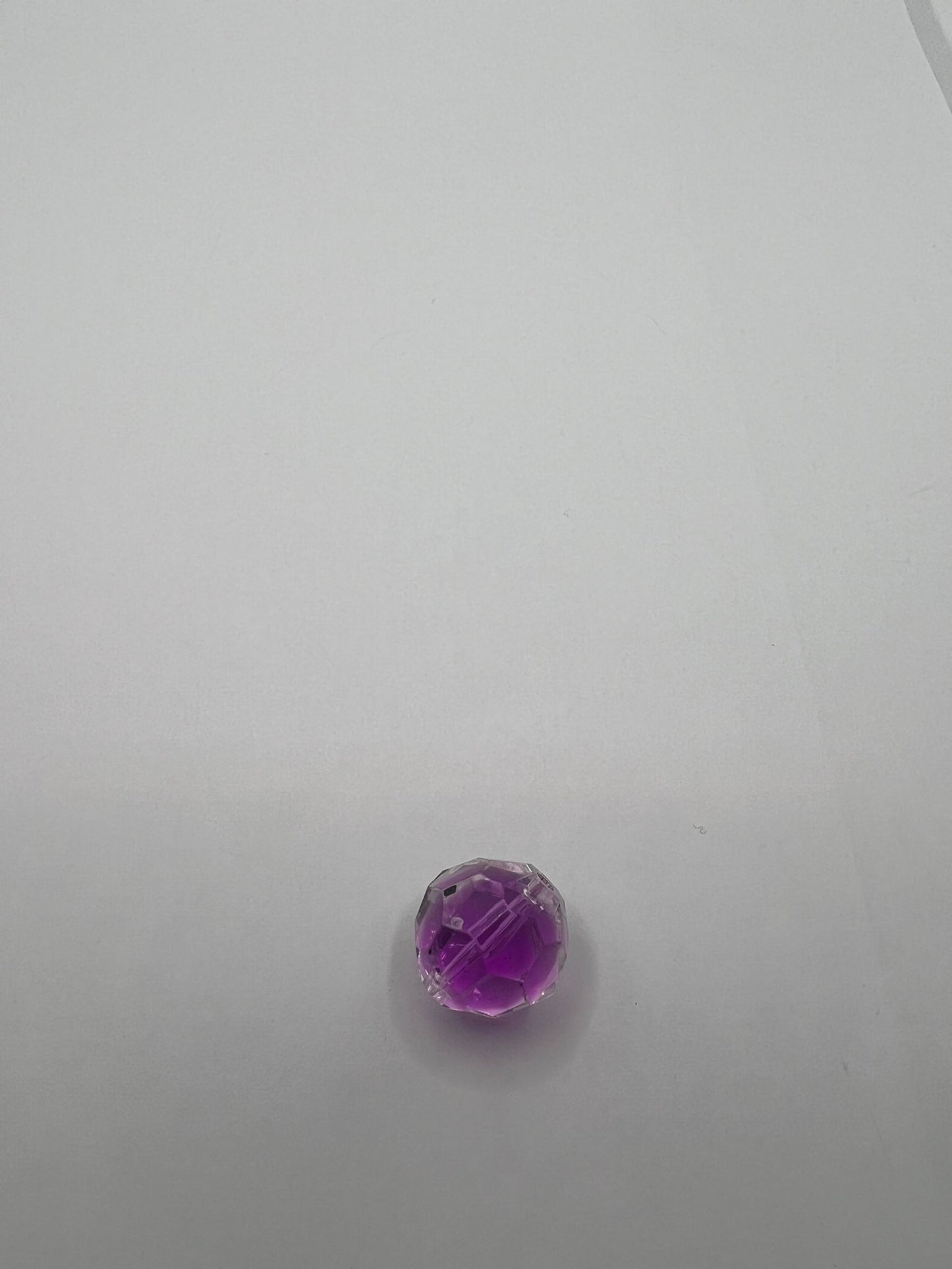 5973 Vintage Kunststoff Perle 19mm
