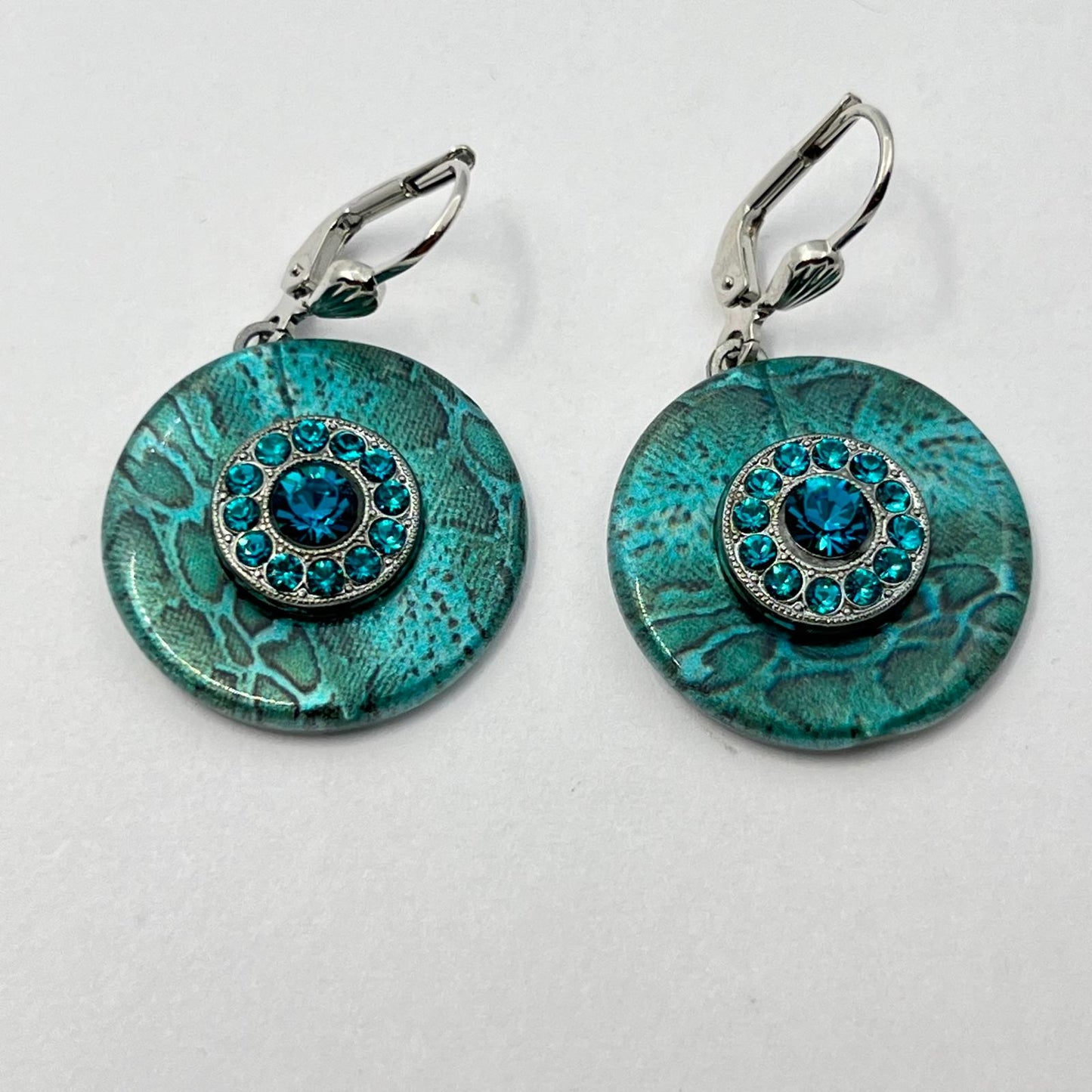 30657 Vintage Swarovski Kristallen Ohrhanger 20mm