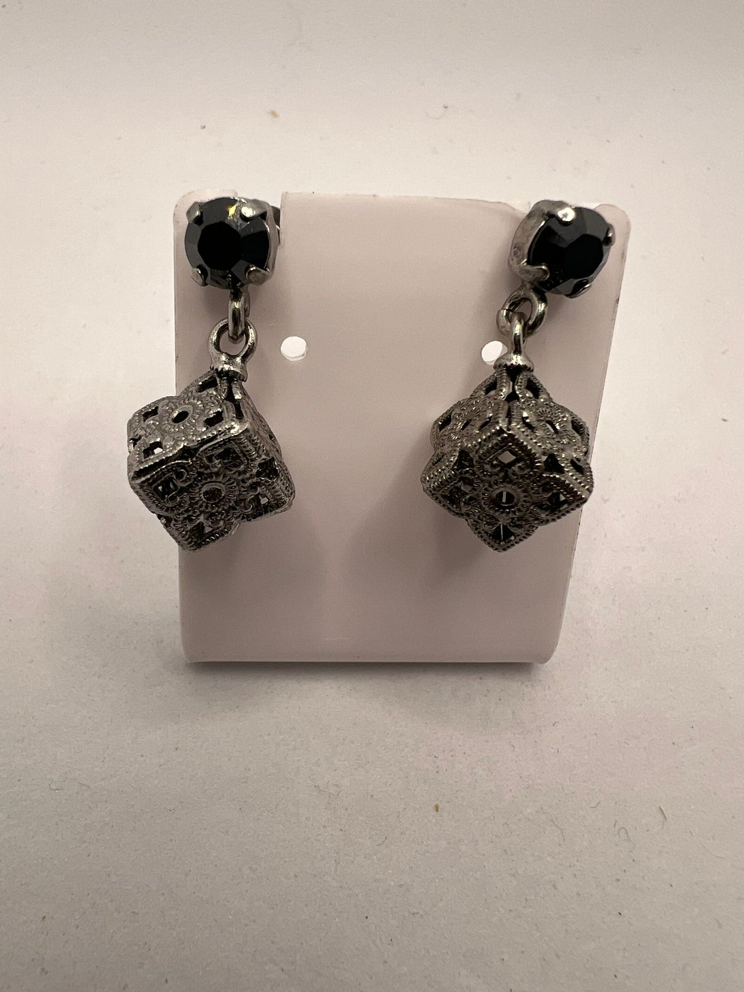 30605 Vintage Swarovski Kristallen Ohrhanger 8mm