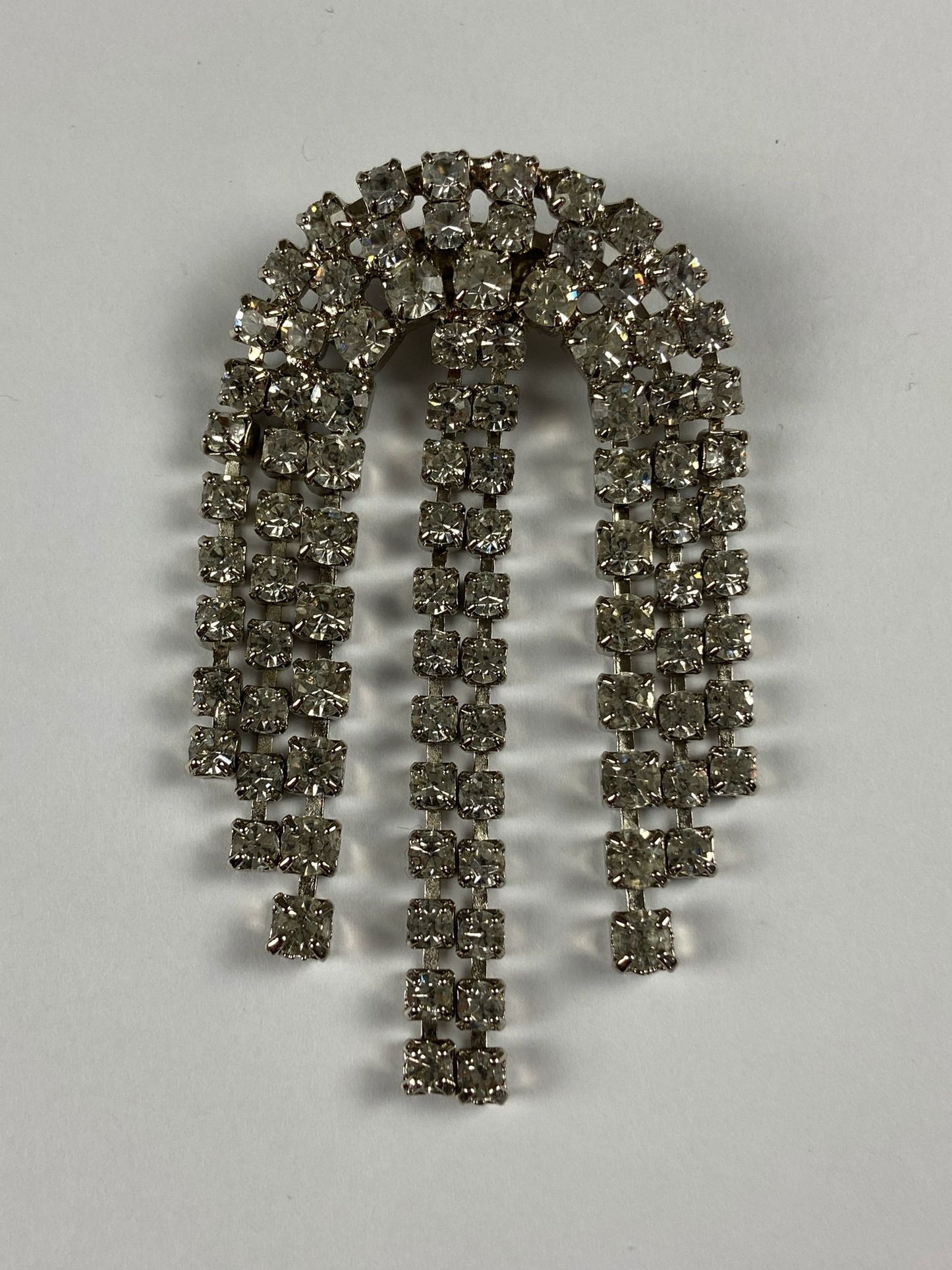 8666 Vintage Swarovski Kristallen Brosche 75mm