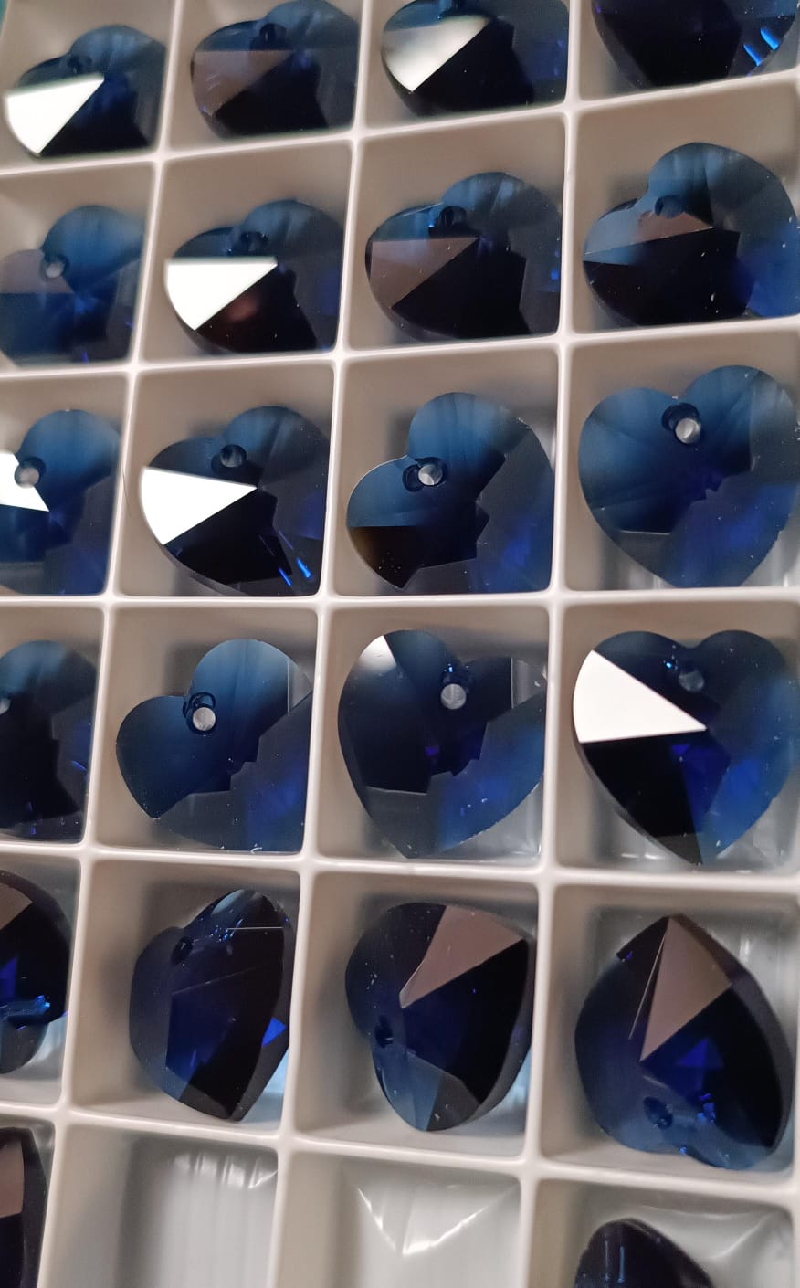 Swarovski® Anhänger Heart Dark Indigo 18mm