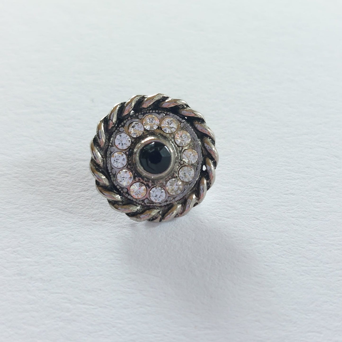 4219 Knopfe mit Swarovski Kristallen 13mm