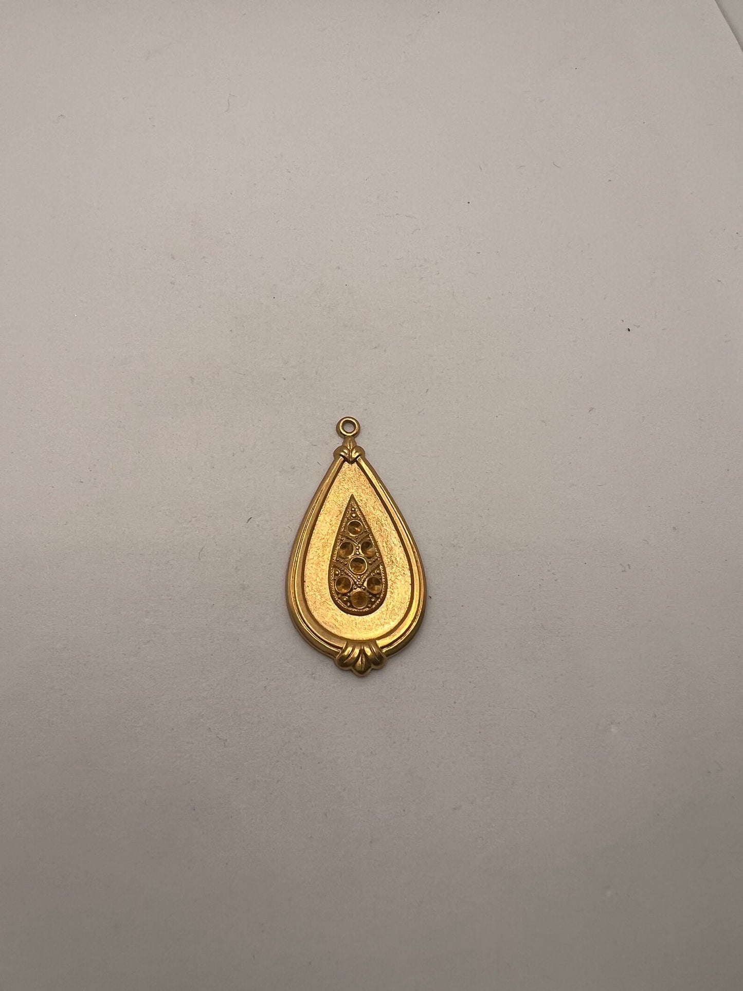 1181 Vintage Swarovski Kristallen Anhänger Charm zum Befüllen mit Ceralun oder Swarovski Kristallen 40mm