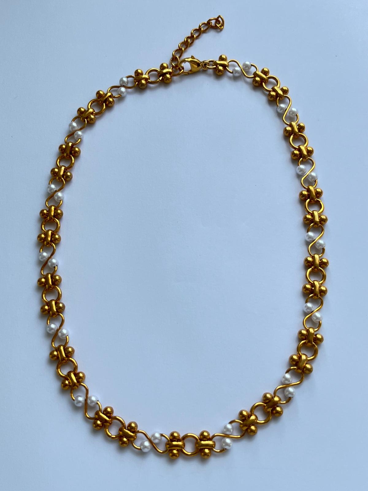 6108 Vintage Swarovski Kristallen Perlenkette 42cm