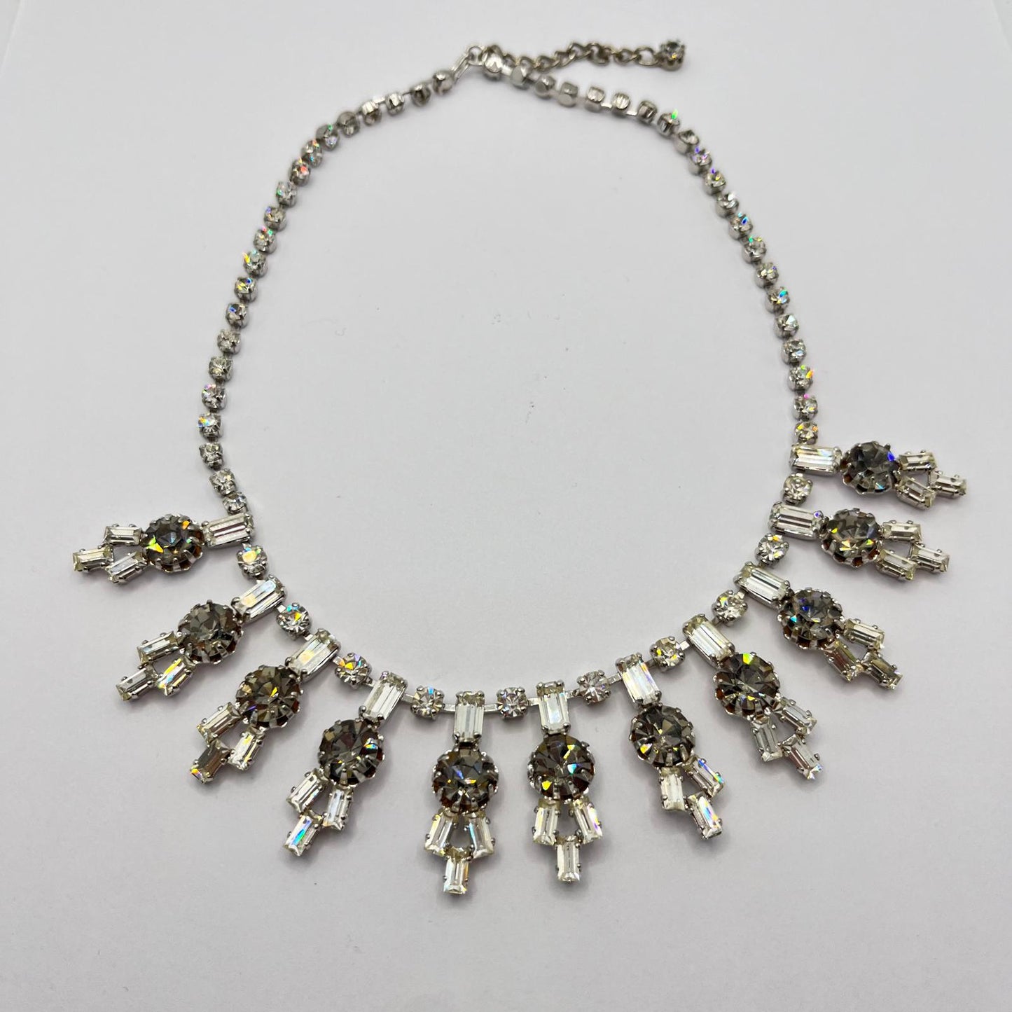 6375 Vintage Swarovski Kristallen Collier 38cm