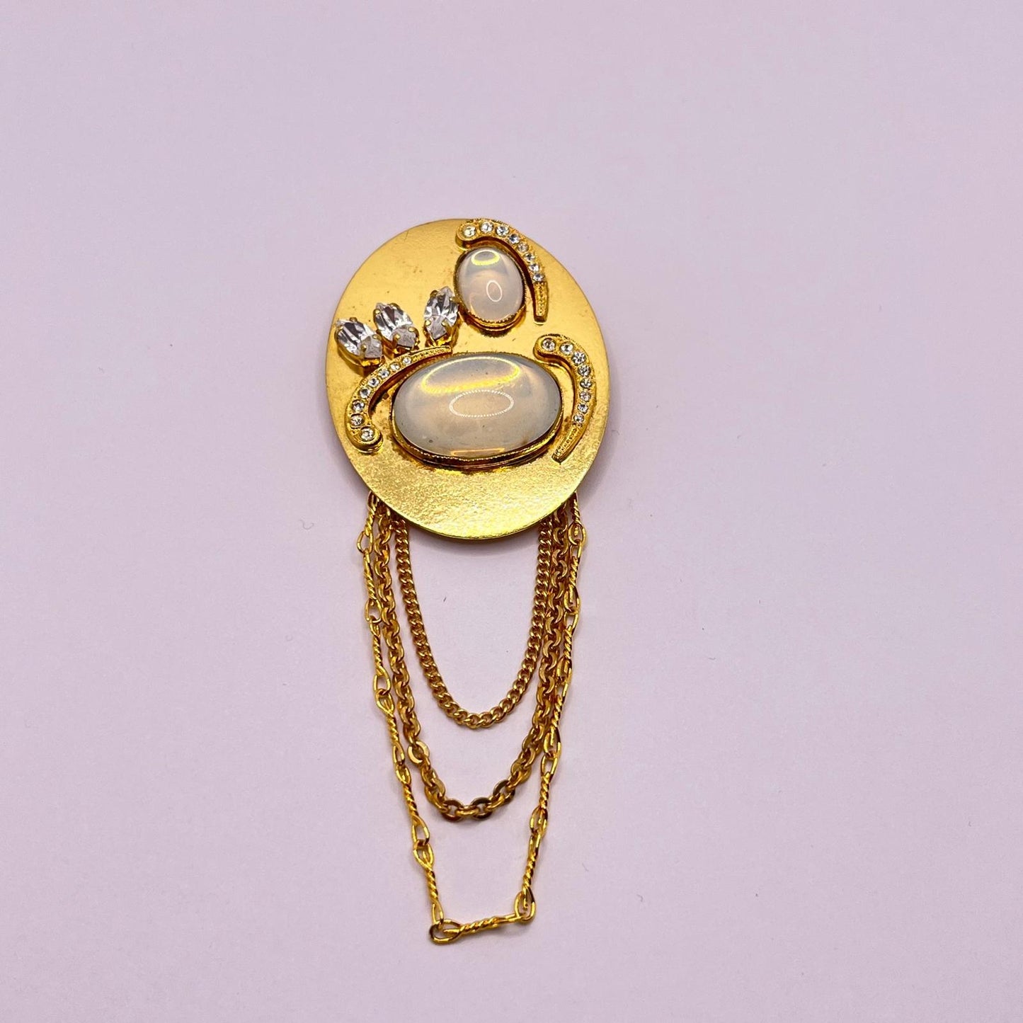 8897 Vintage Swarovski Kristallen Brosche 57mm