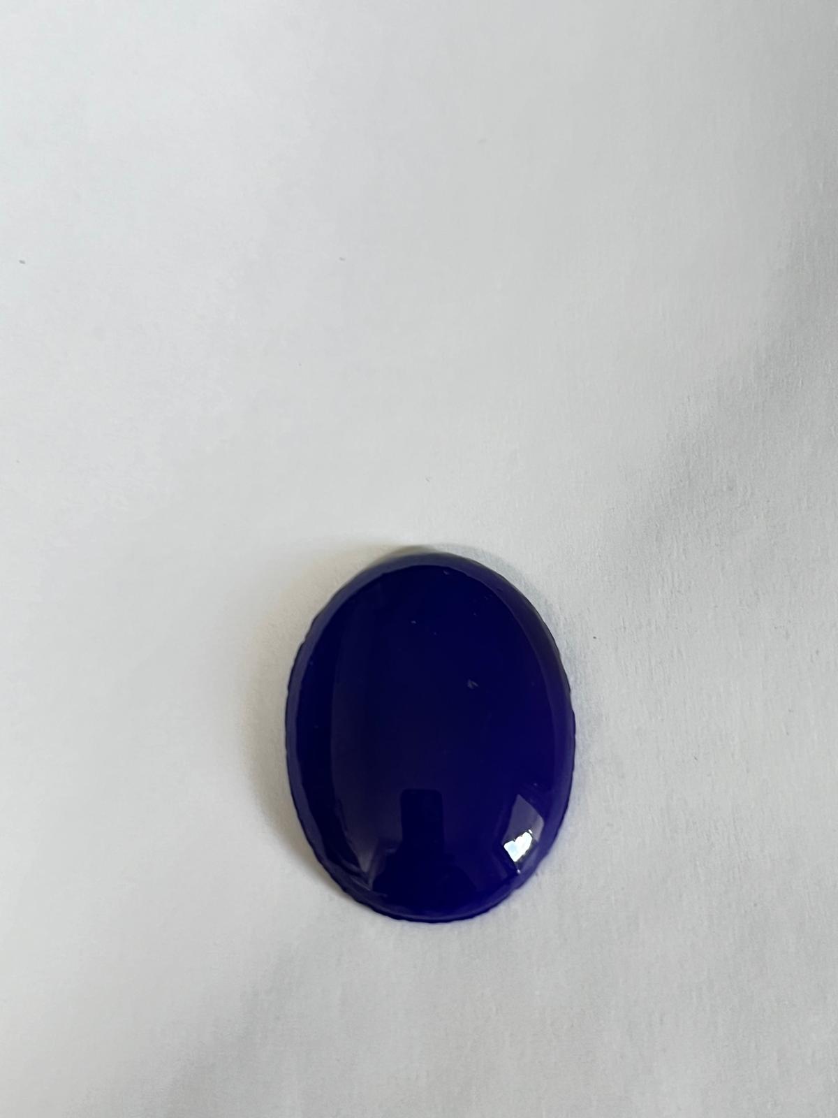 5843 Vintage Kunststoff Oval Cabochon 40mm