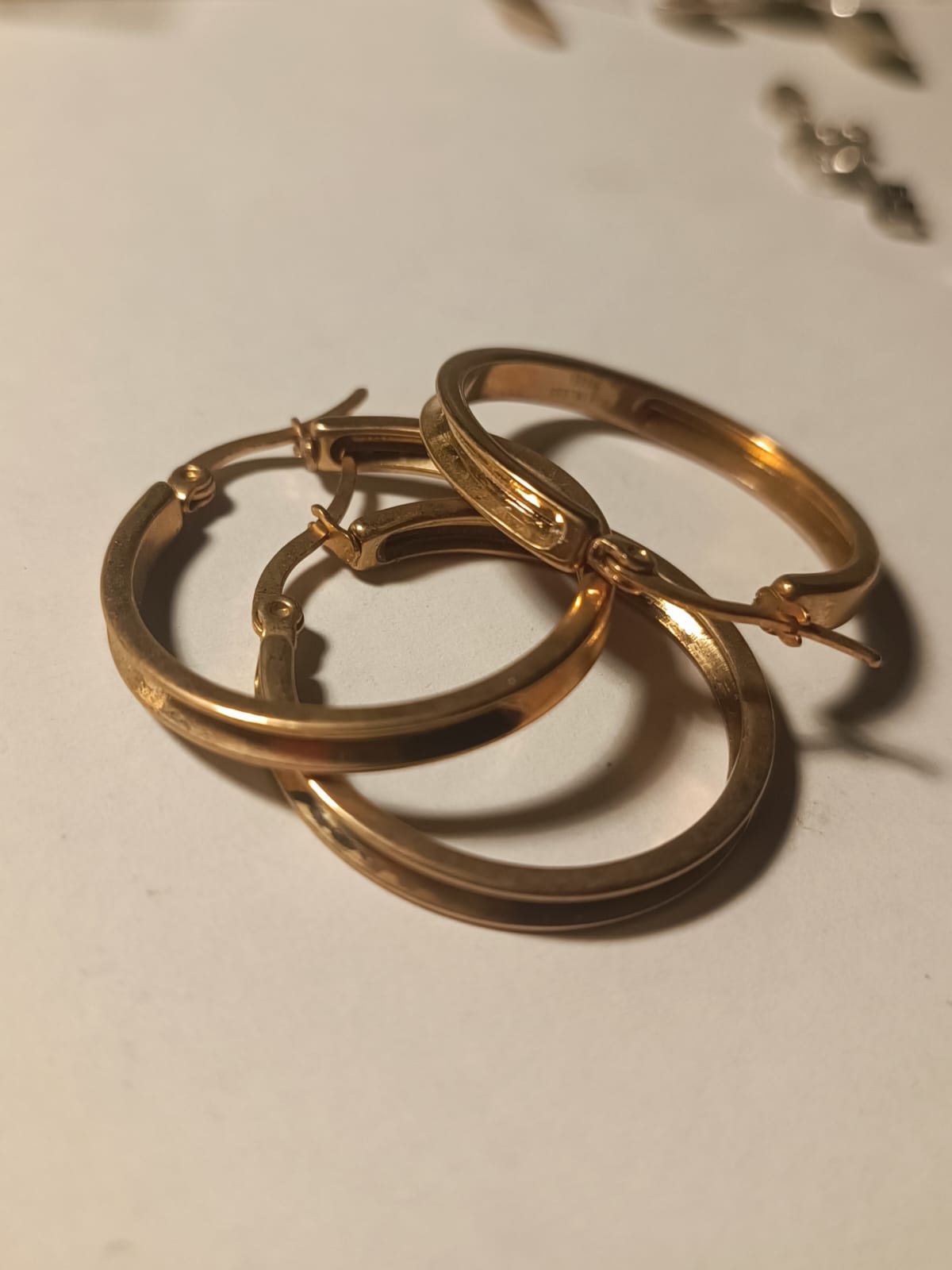 Ohrringe Edelstahl Creolen 28mm