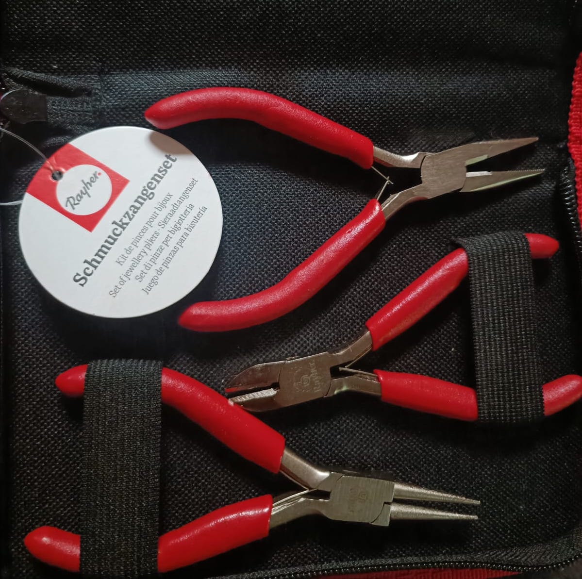 Zangenset 3 teilig im Etui