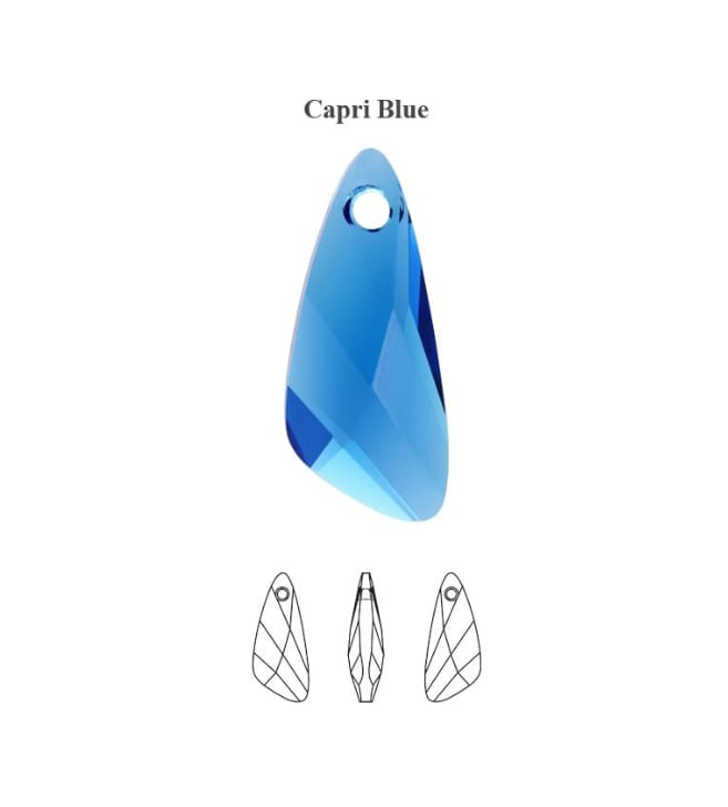 Swarovski® Anhänger Wing Capri Blue 23mm