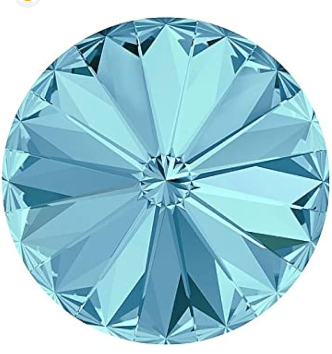 Swarovski® Rivoli Aquamarine 8mm