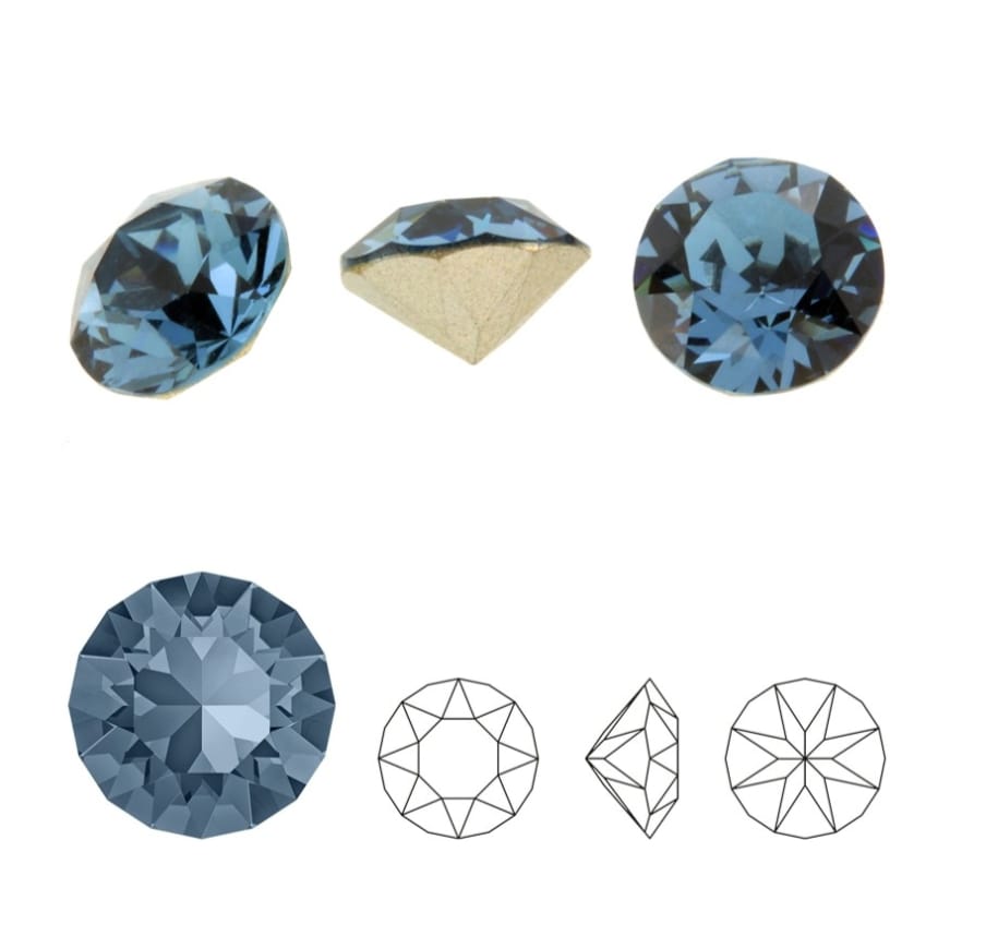 Swarovski® Chaton Demin Blue SS34