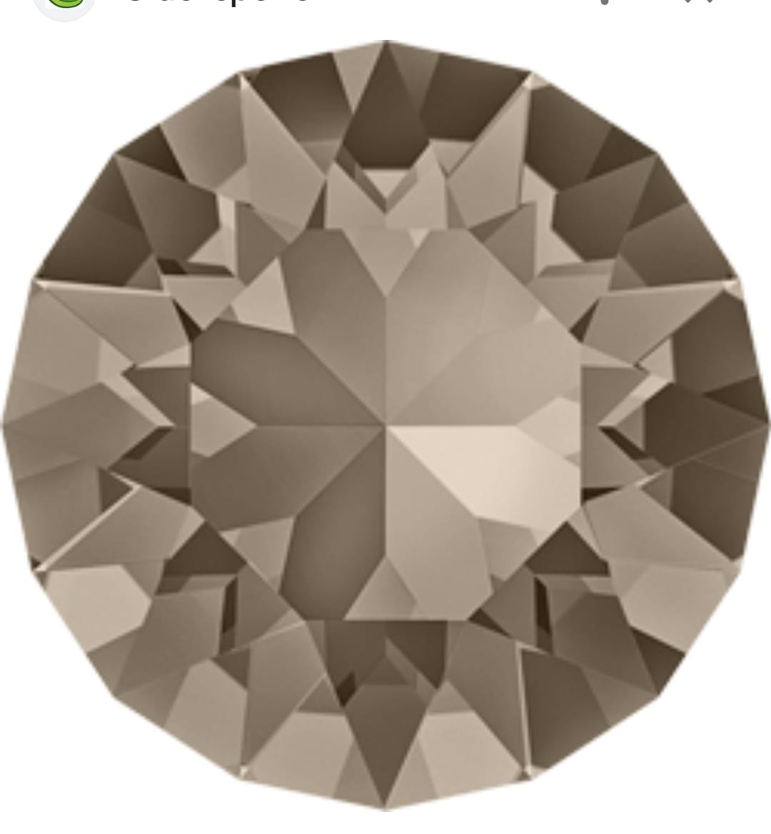 Swarovski® Chaton Greige PP21