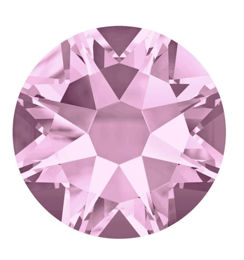 Swarovski® Chaton Light Amethyst Unfoiled PP24